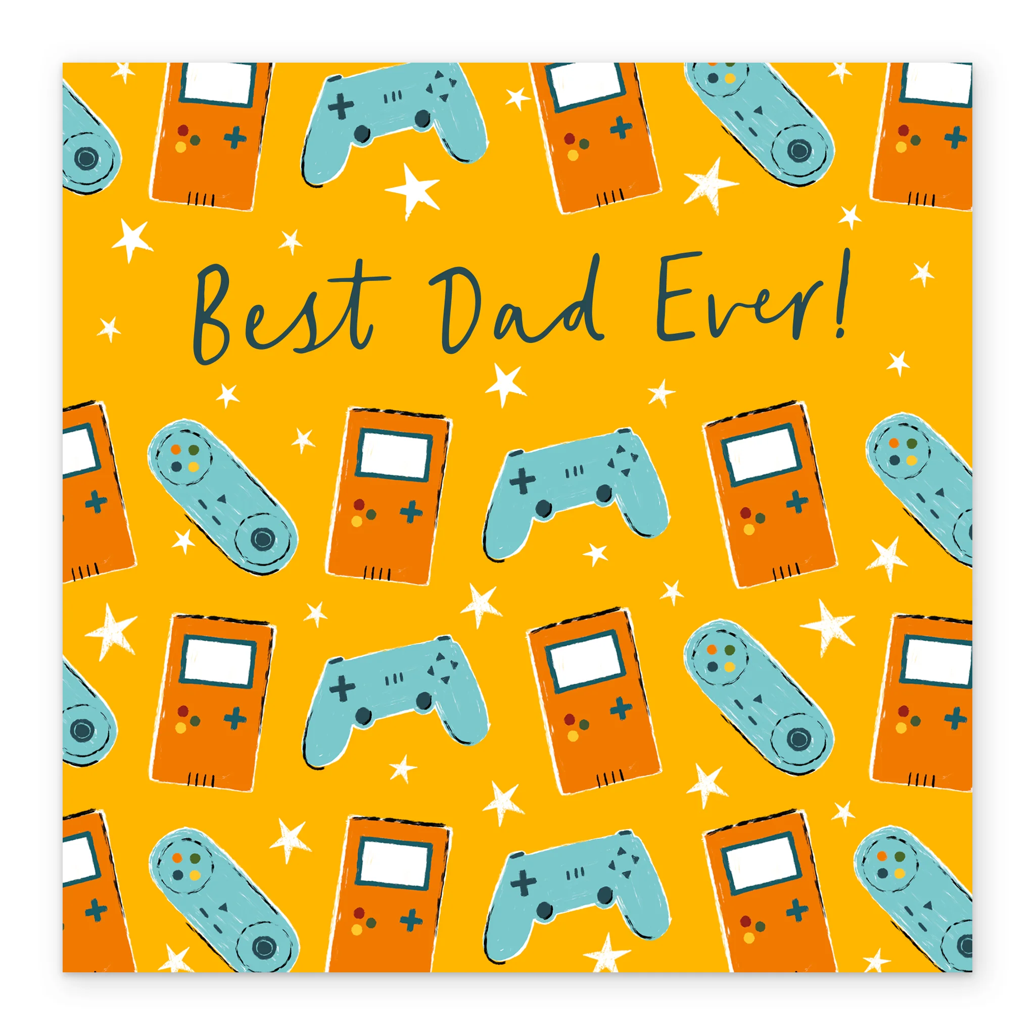 Personalised 'Best Ever' Gaming Themed Father's Day Card for Dad - Image 2