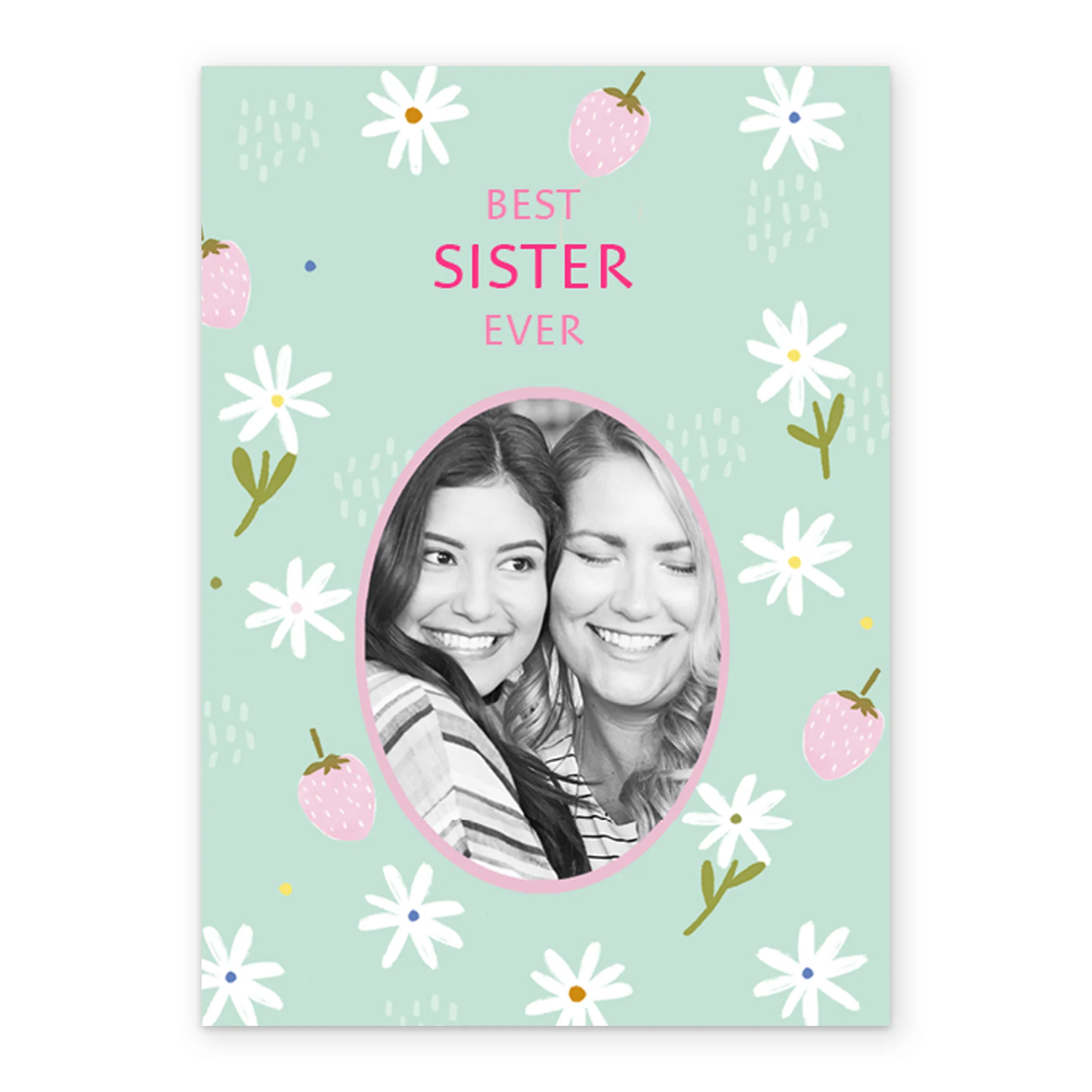 Personalised Best Ever Sister Ever Photo Card - Image 2