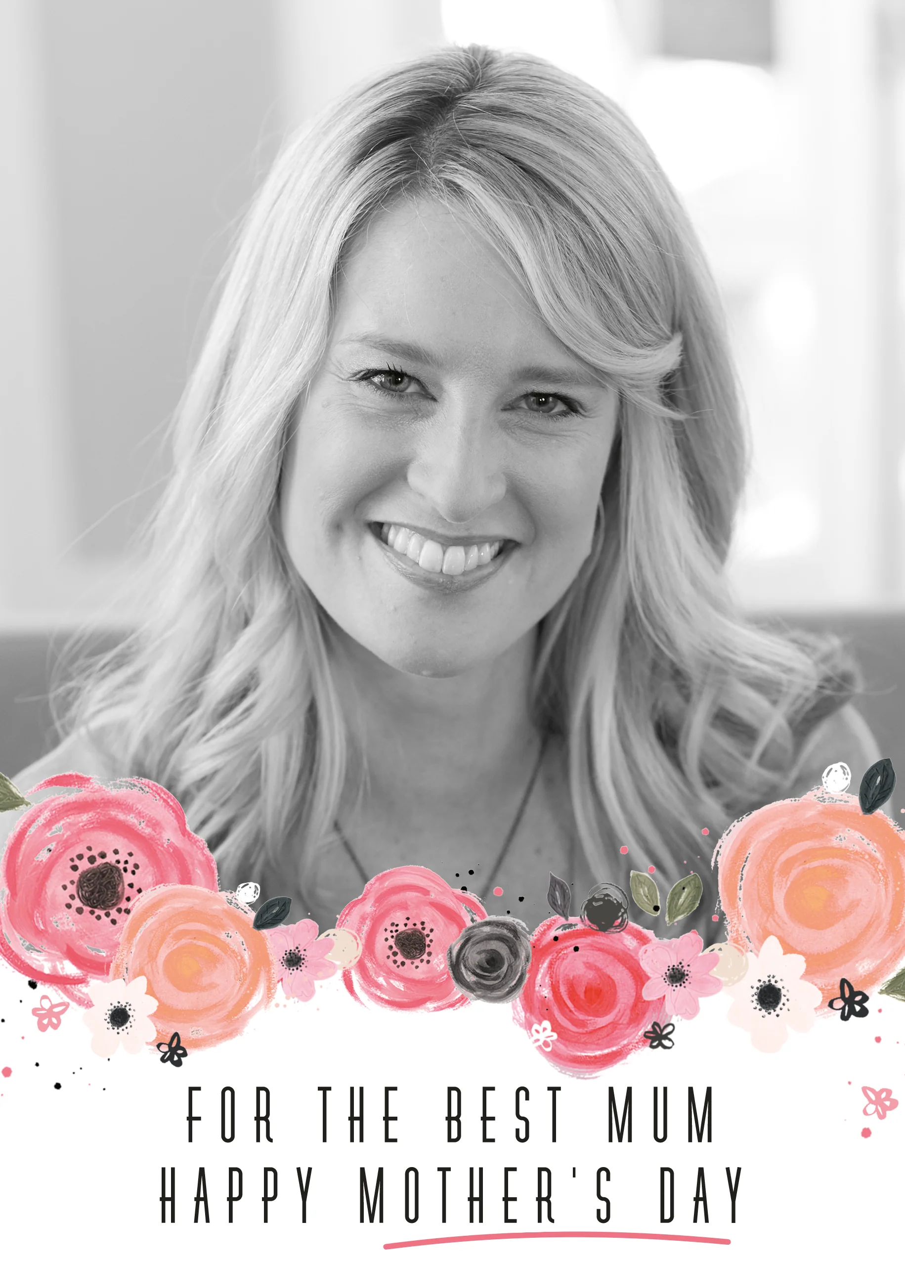 Personalised Best Mum Happy Mother's Day Photo Upload Card For Mum
