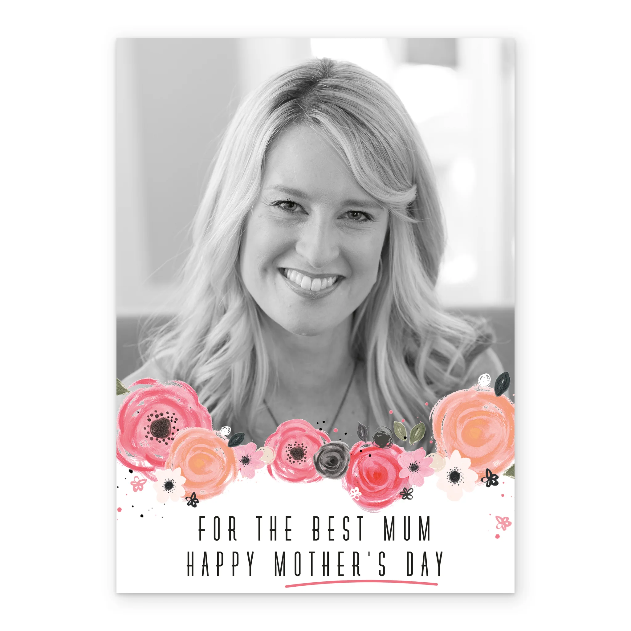 Personalised Best Mum Happy Mother's Day Photo Upload Card For Mum - Image 2