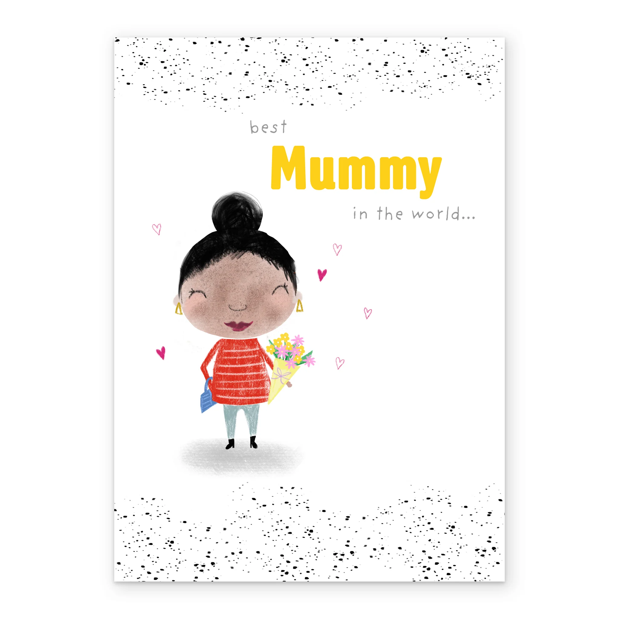 Personalised Best Mummy in The World Mother's Day Card For Mummy - Image 2