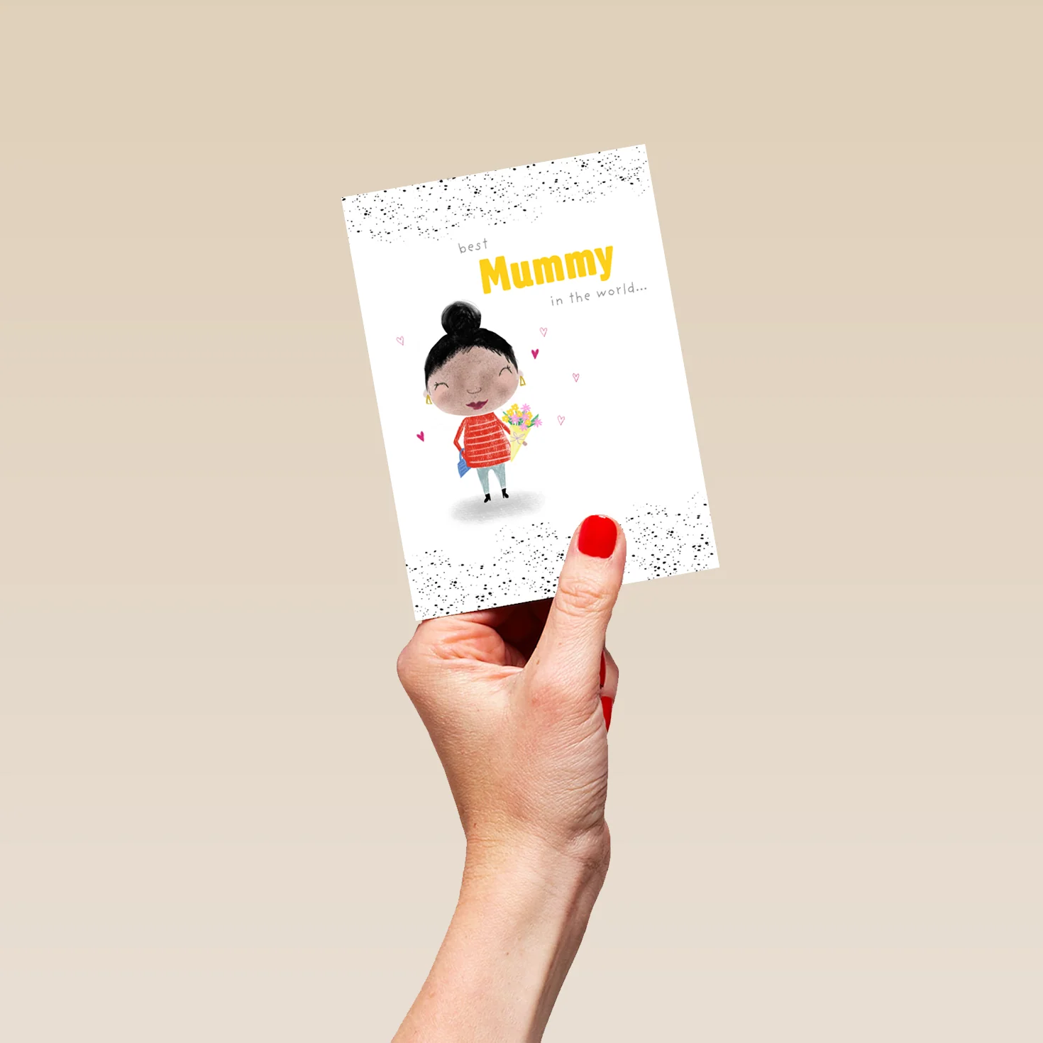 Personalised Best Mummy in The World Mother's Day Card For Mummy - Image 4