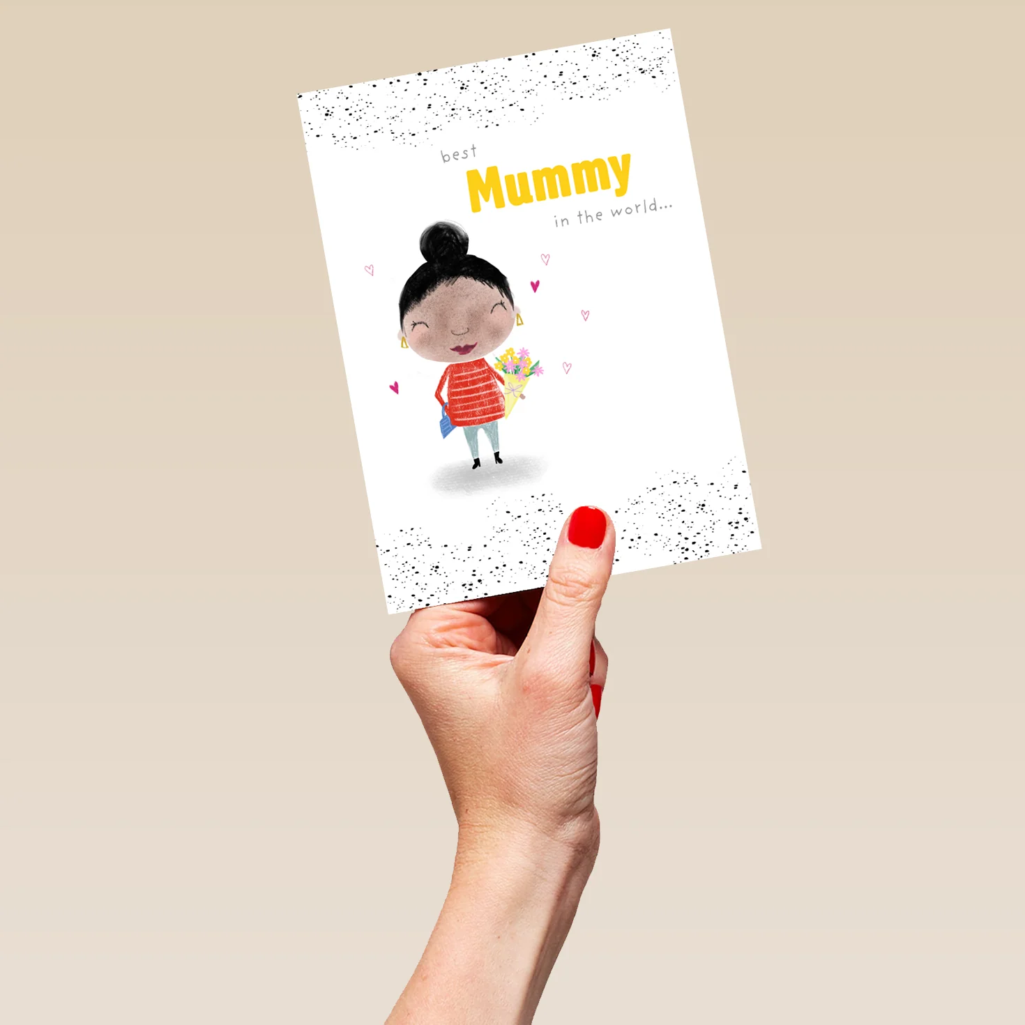 Personalised Best Mummy in The World Mother's Day Card For Mummy - Image 5