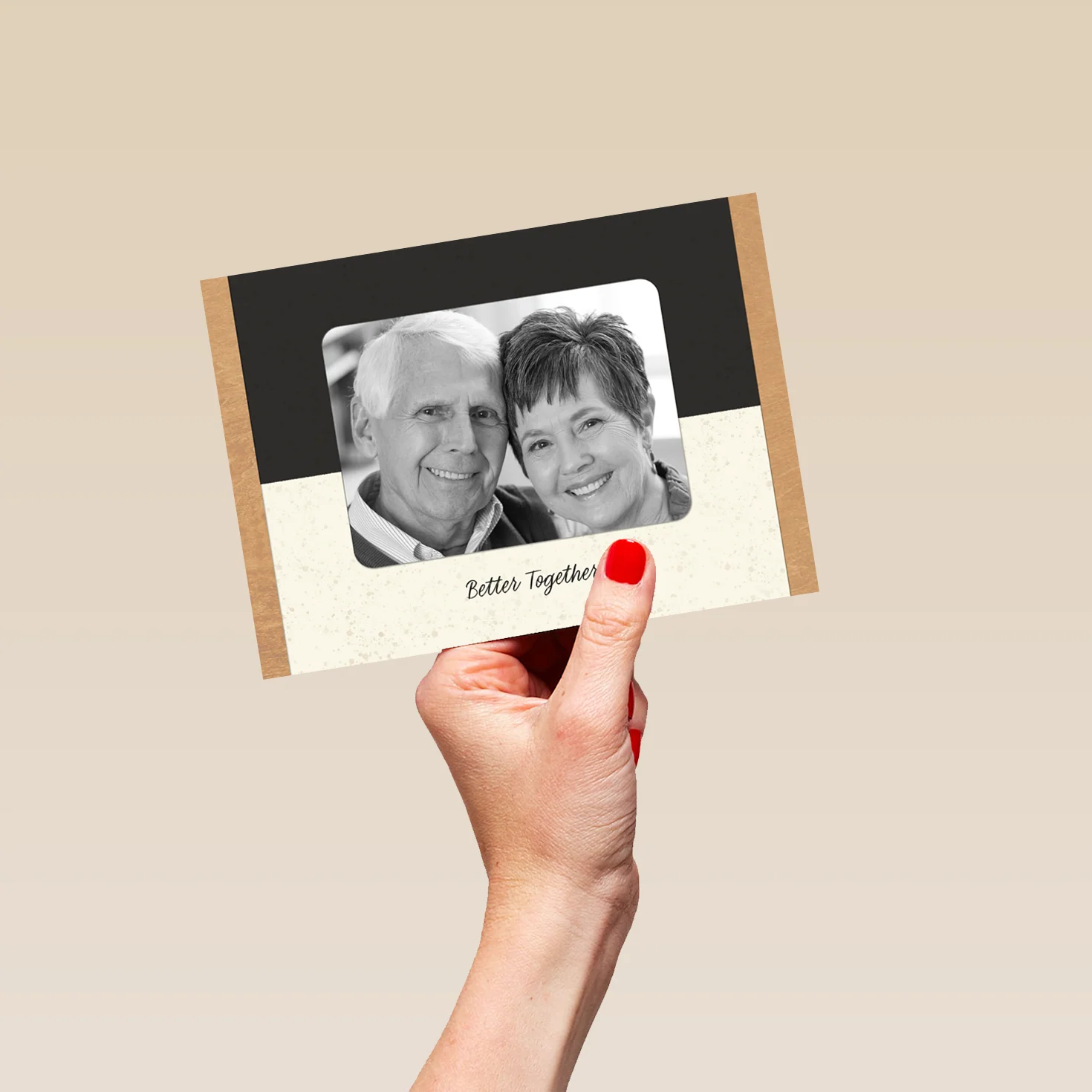 Personalised 'Better Together' Photo Upload Anniversary Card - Image 5