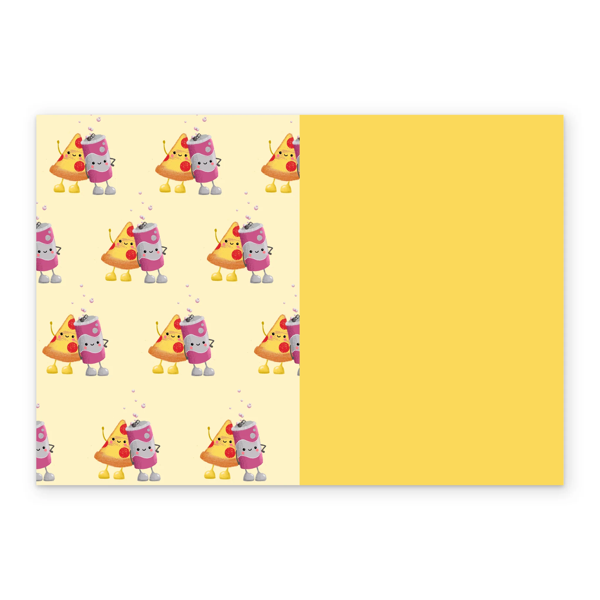 Personalised Better Together Pizza & Pop 'Sip Sip Hooray' Illustrated Birthday Card - Image 3