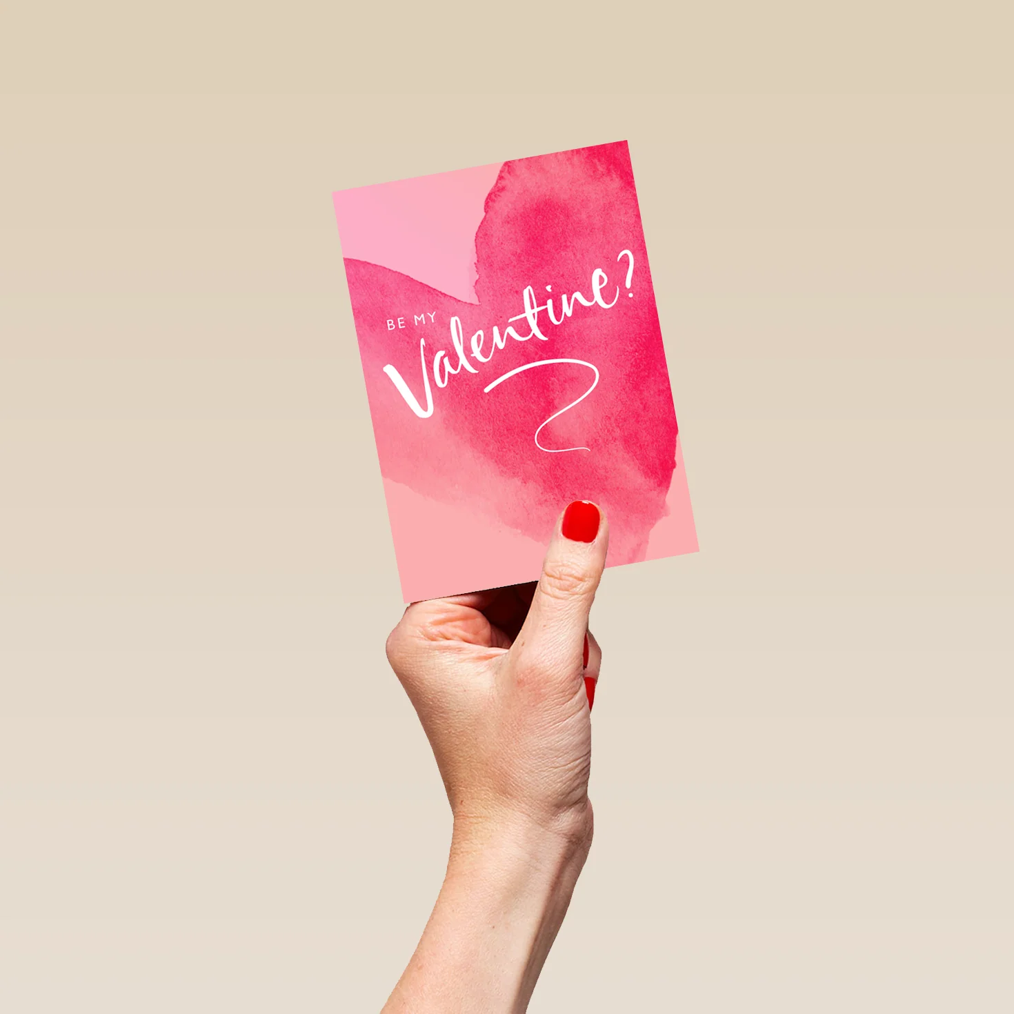 Personalised Big Red Love Heart Valentine's Day Card - Image 4