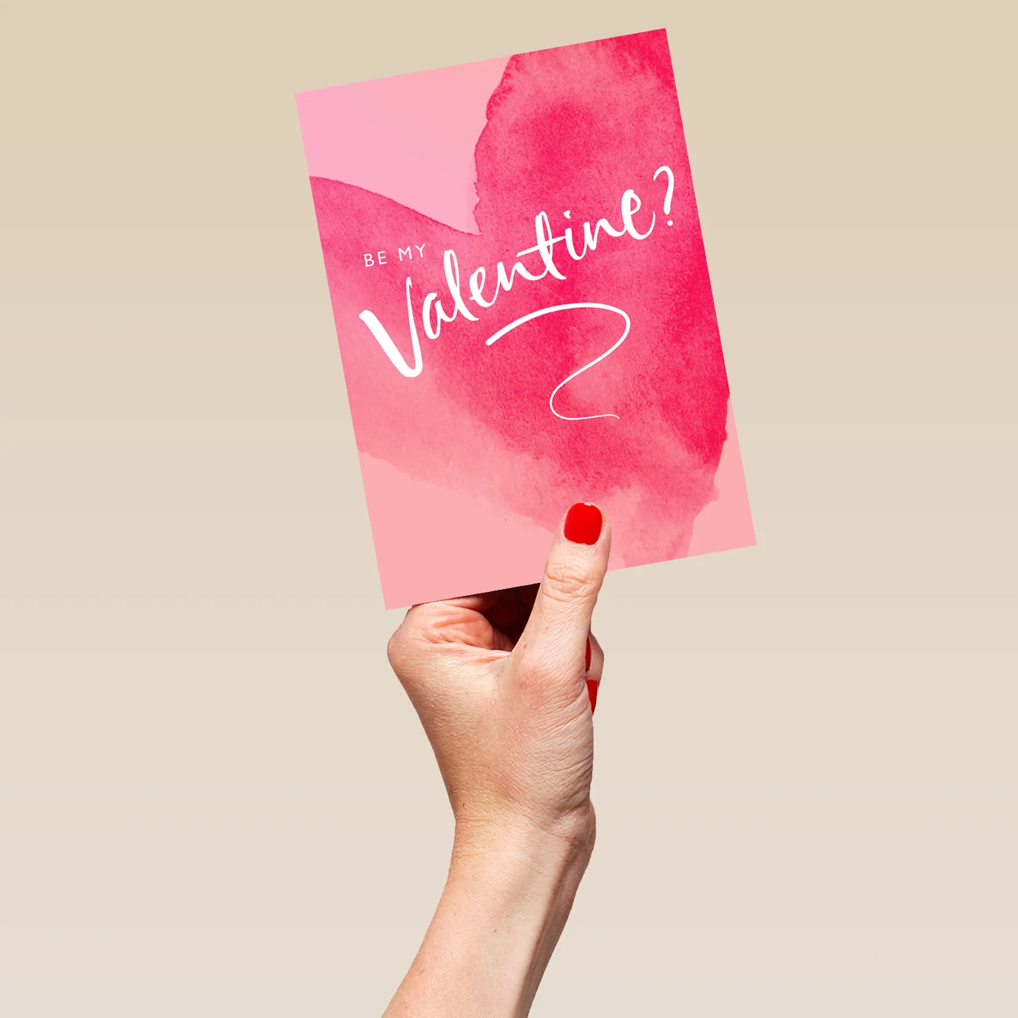 Personalised Big Red Love Heart Valentine's Day Card - Image 5