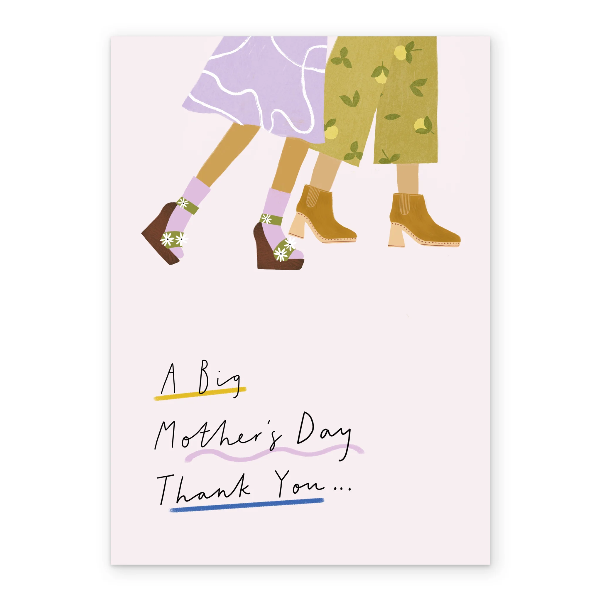 Personalised Big Thank You Illustration Mother's Day Card - Image 2