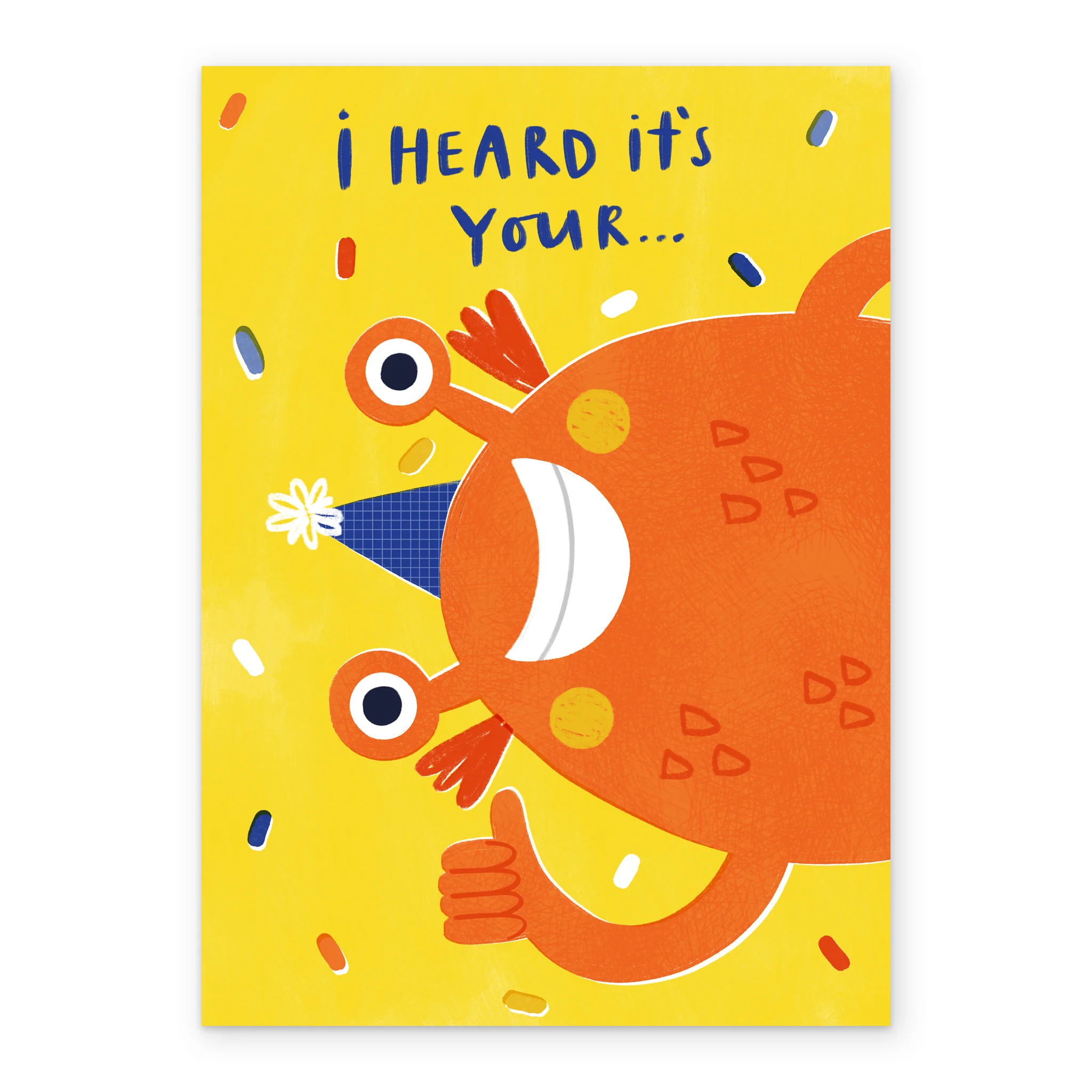 Personalised Birth-Yay Monster Kids Birthday Card - Image 2