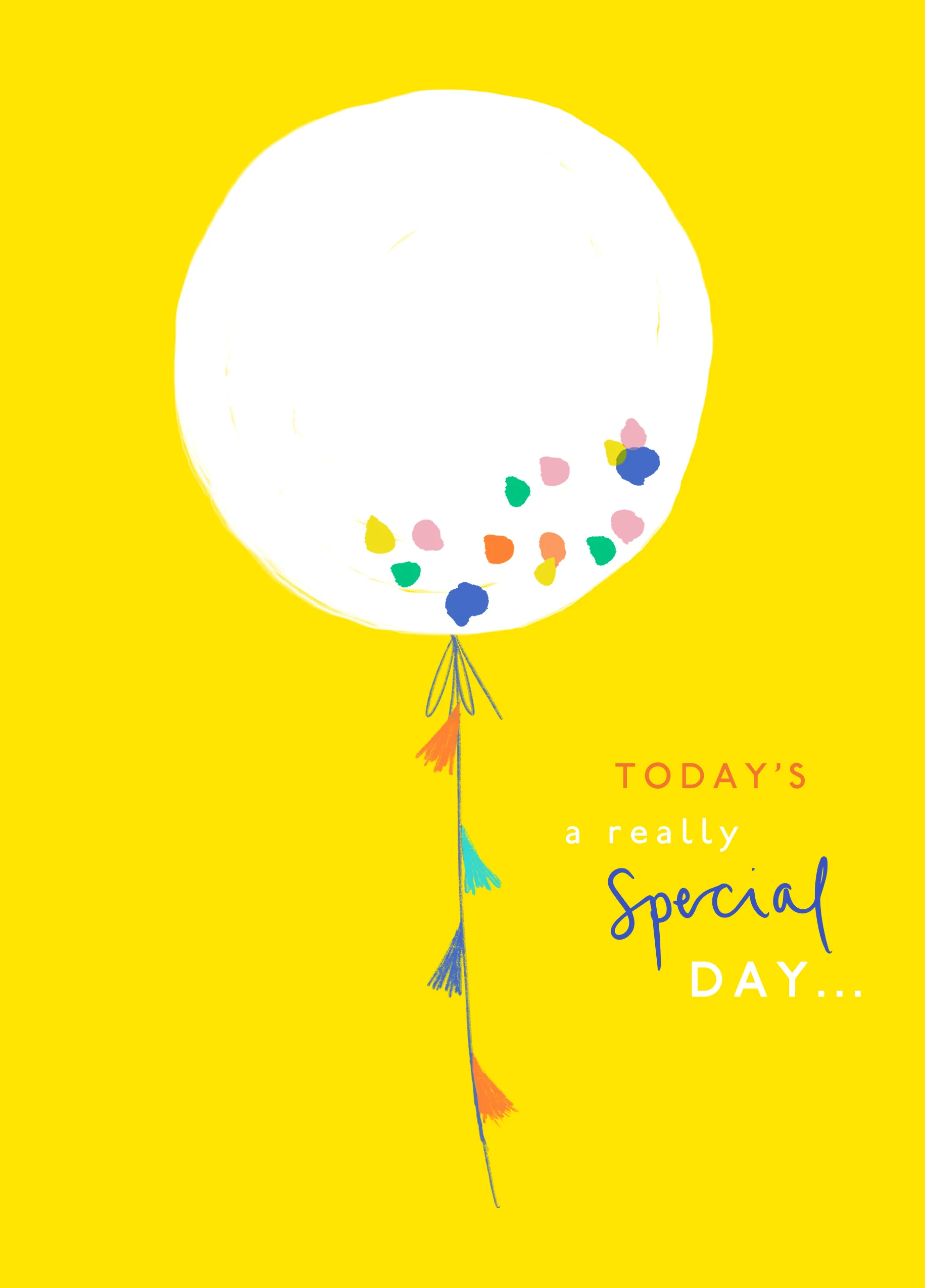 Personalised Birthday Balloons Card For Kids