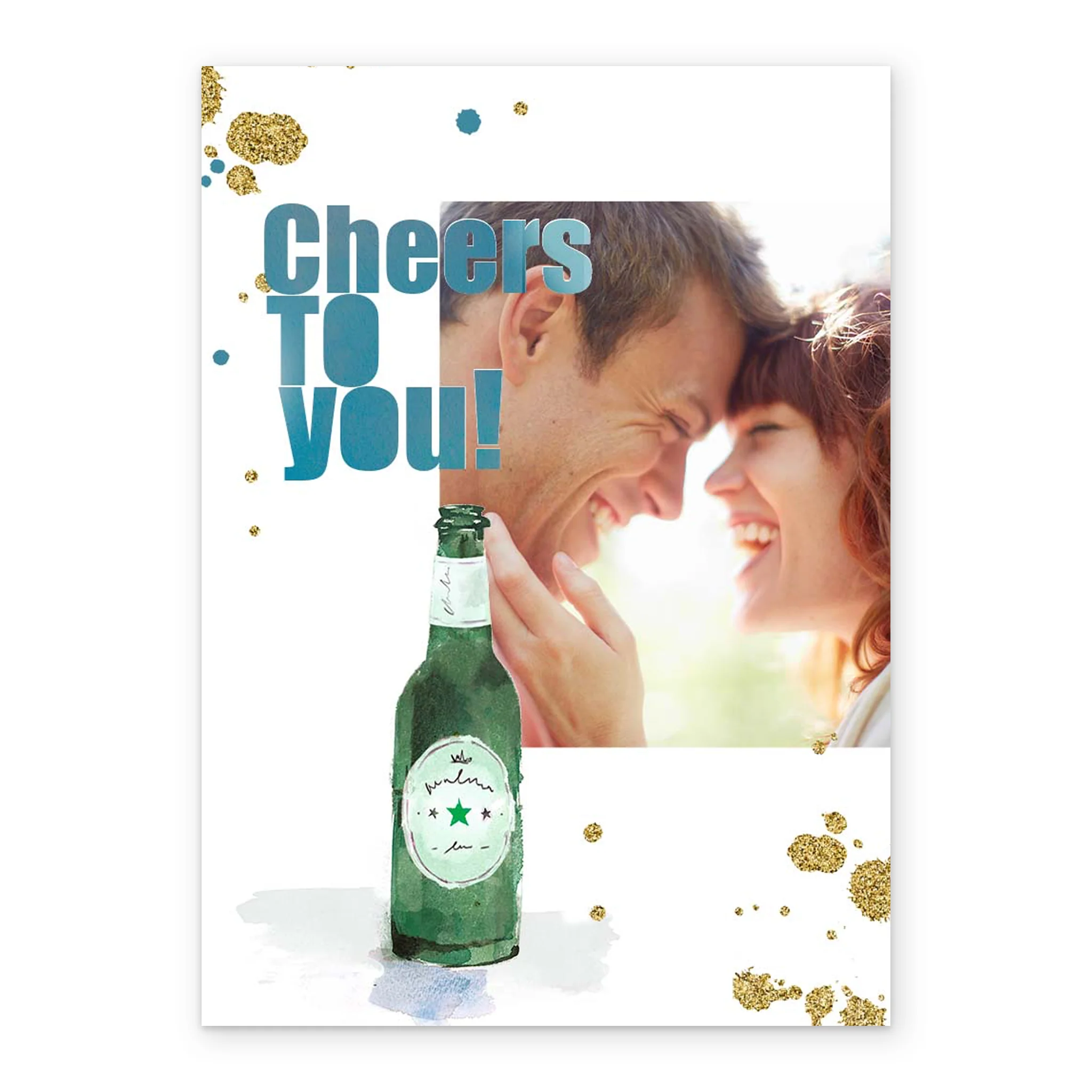 Personalised Birthday Beer For Him Photo Card - Image 2