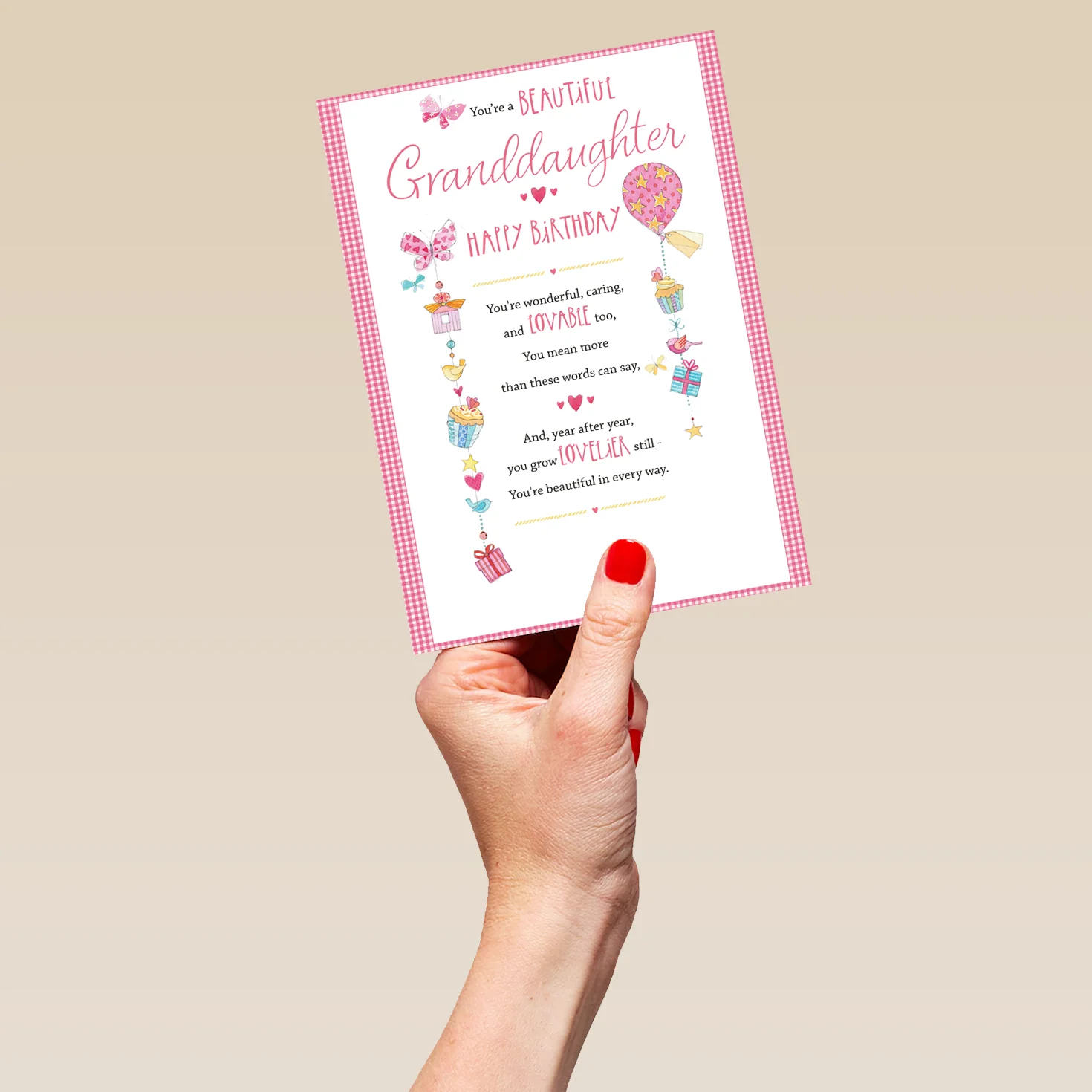 Personalised Birthday Card For Granddaughter - Image 5