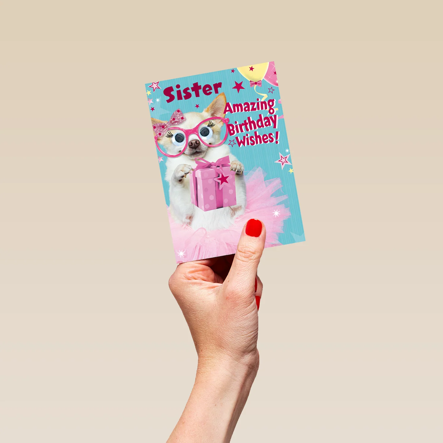 Personalised Birthday Wishes Sister Card - Image 4