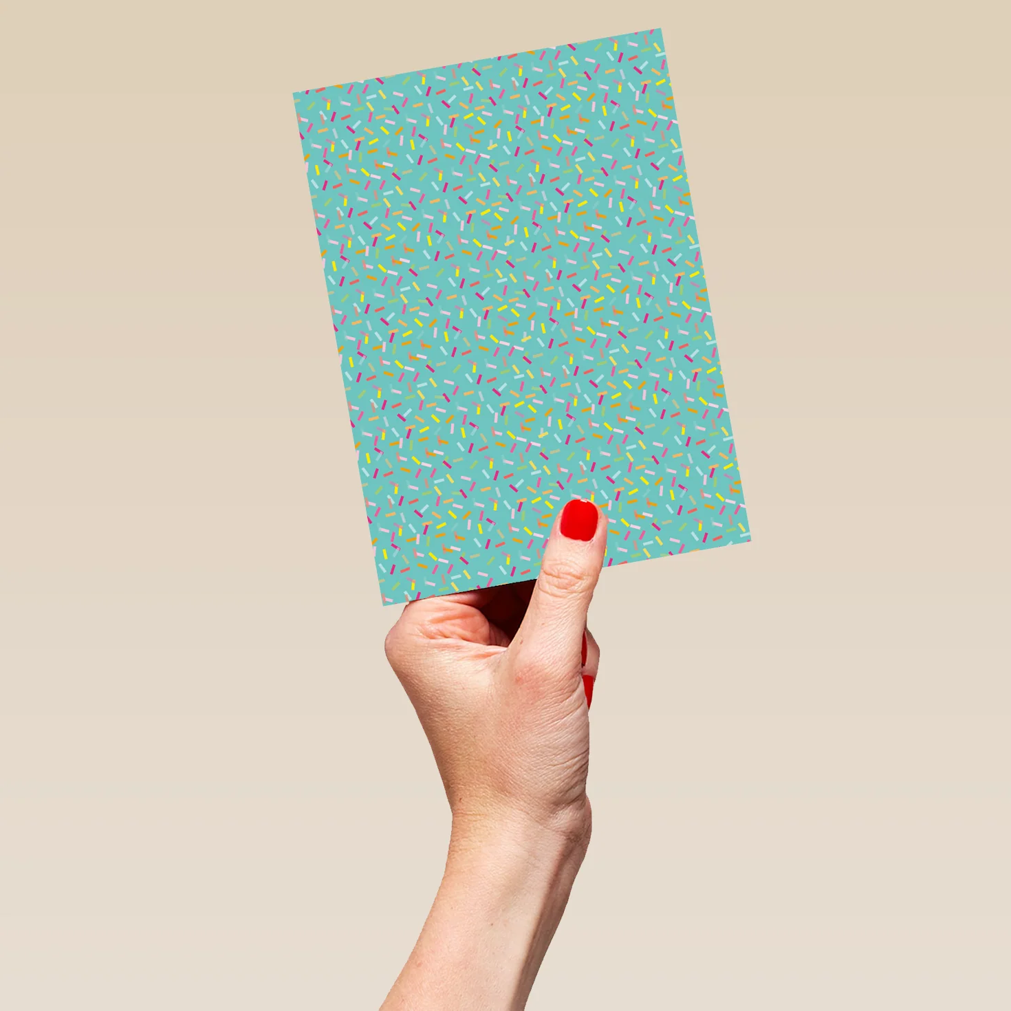 Personalised Blank Contemporary Pattern Card for Her - Image 5