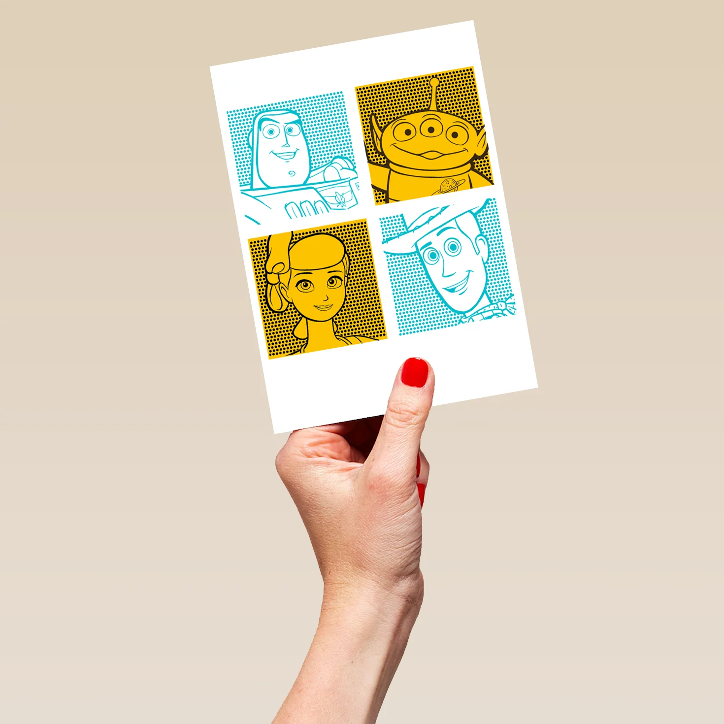 Personalised Blank Disney Toy Story Pop Art Card - Image 5