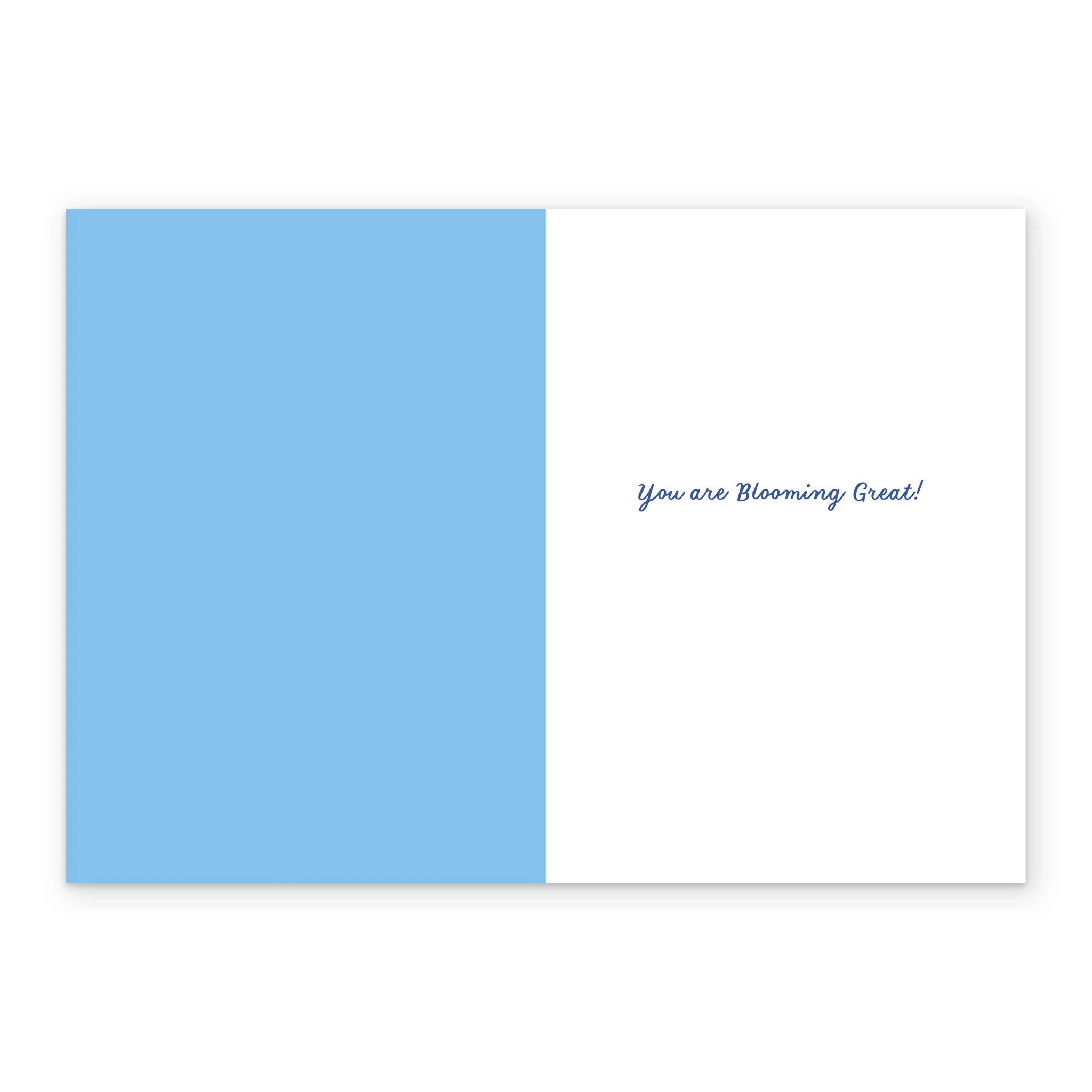 Personalised 'Blooming Great' Illustrated Thank You Card - Image 3