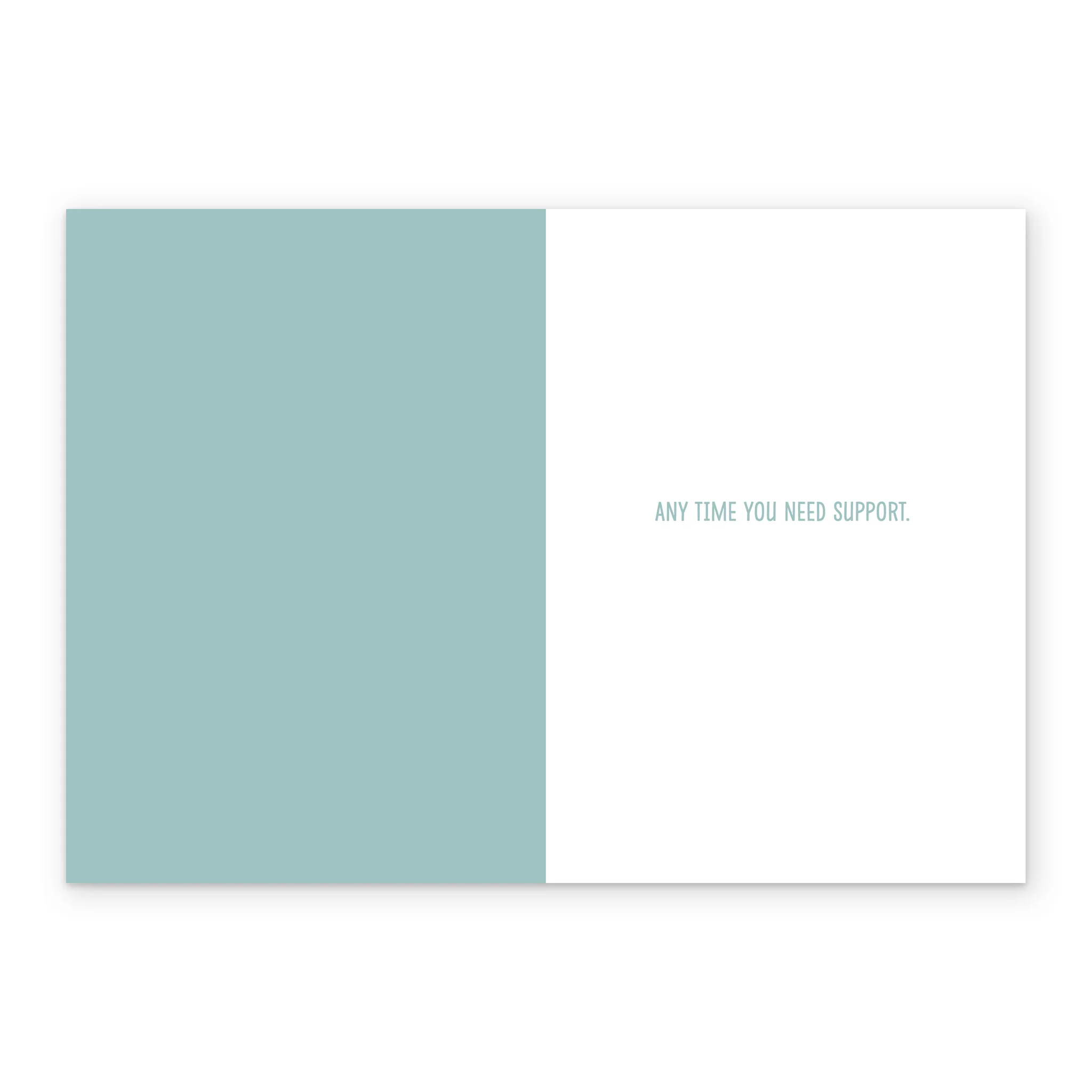 Personalised Blue Flower Thinking of You Card - Image 3