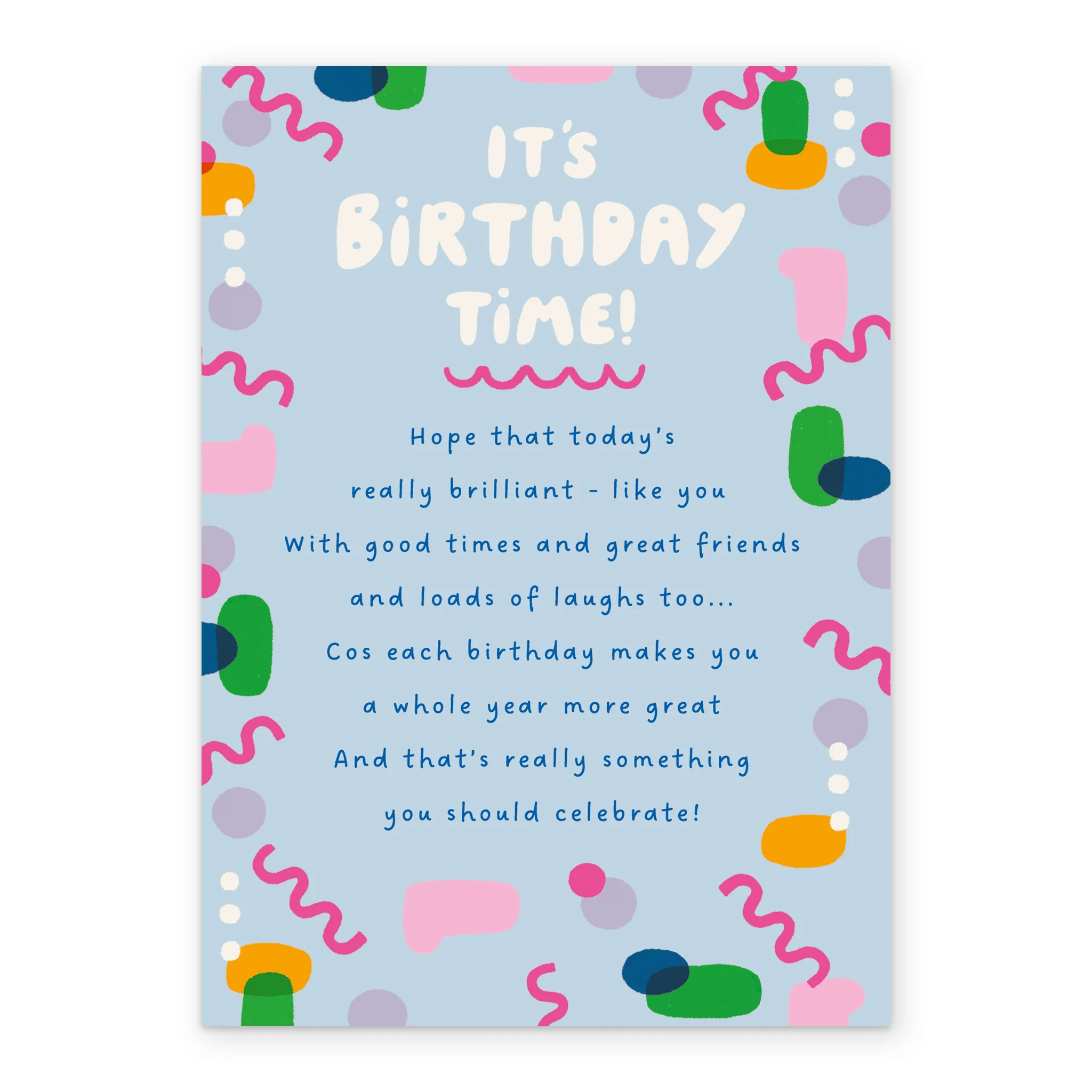 Personalised Blue Heartfelt Birthday Card - Image 2