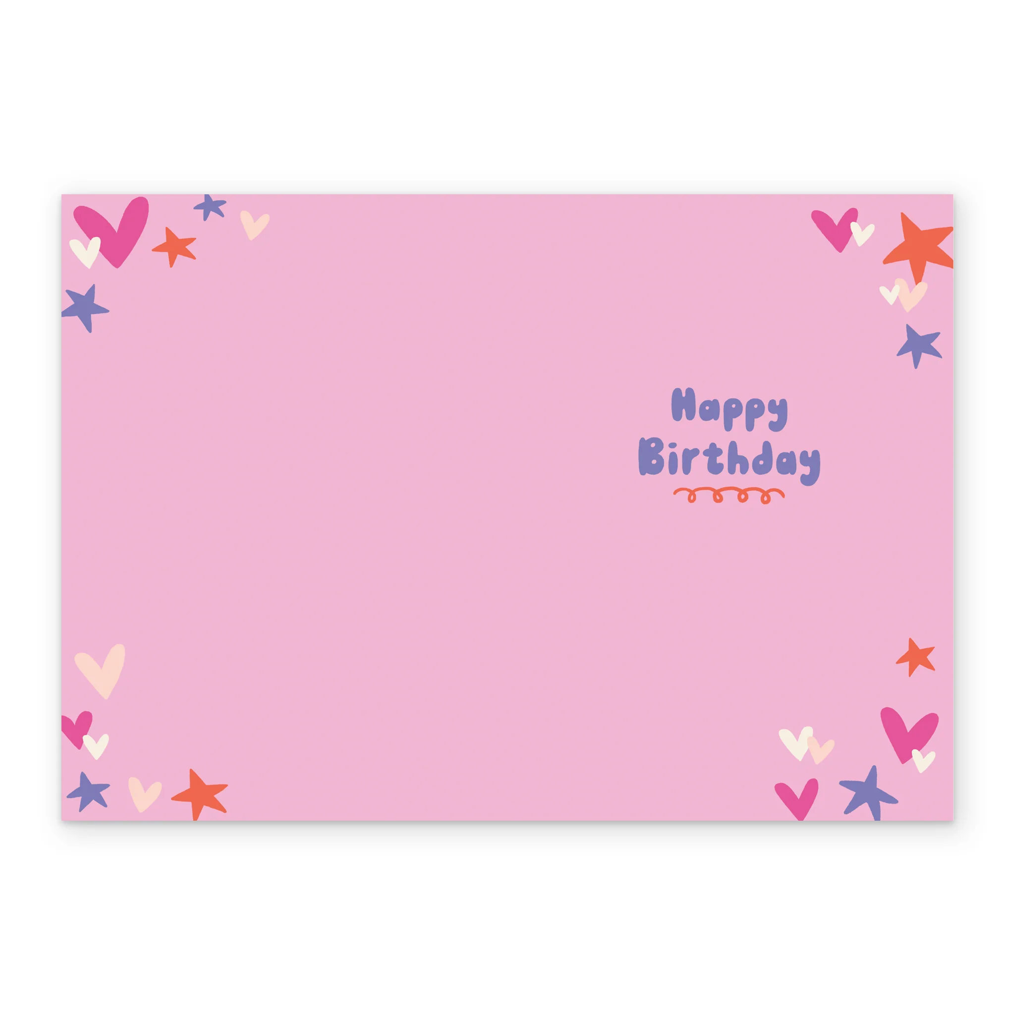 Personalised Blue Heartfelt Birthday Card for Granddaughter - Image 3