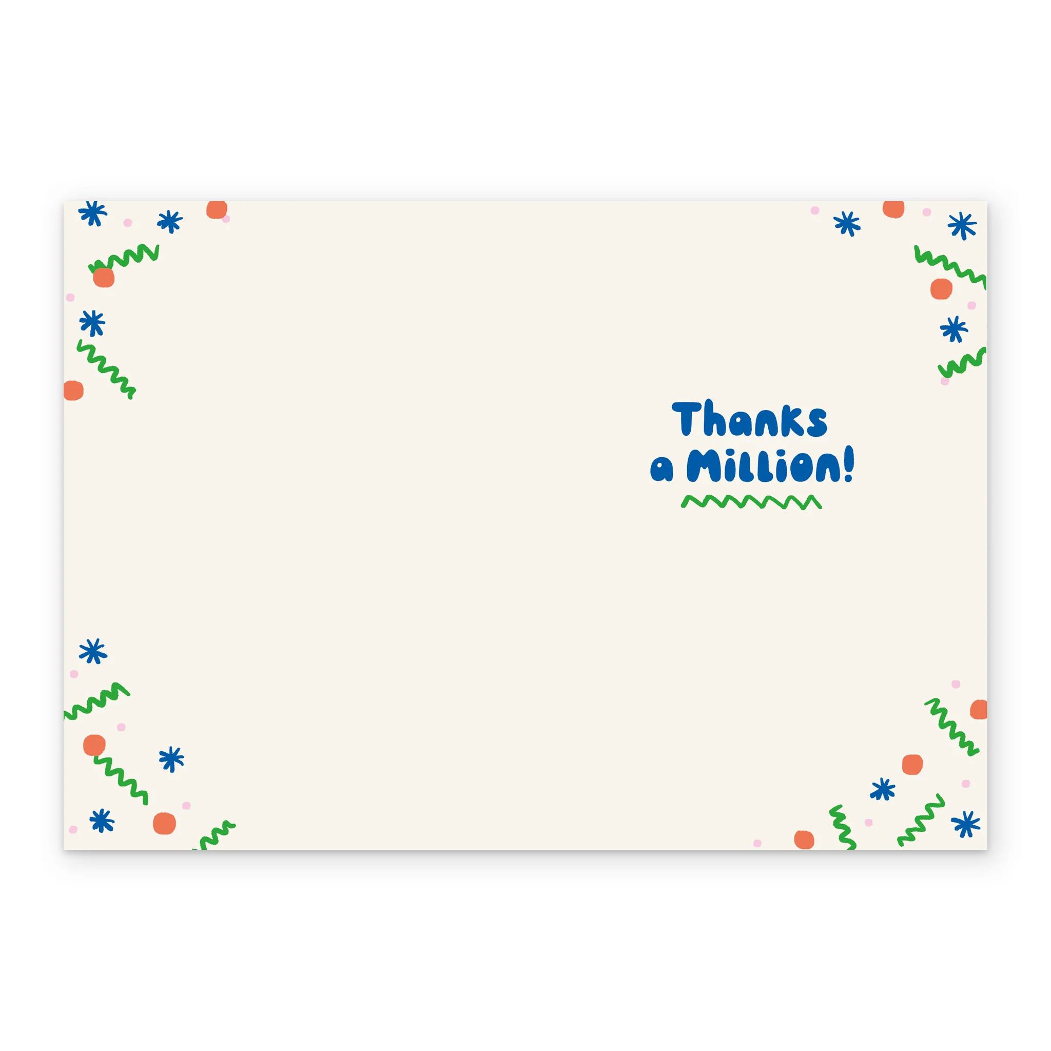 Personalised Blue Heartfelt Thank You Card - Image 3