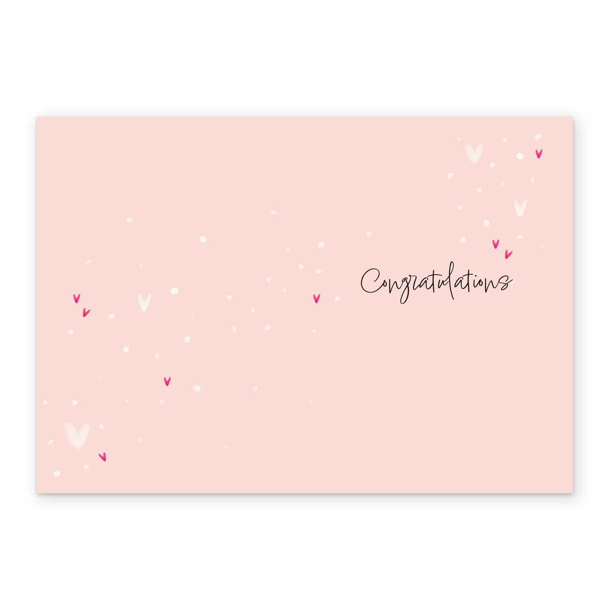 Personalised Blue 'Wedding Day Wishes' Wedding Card - Image 3