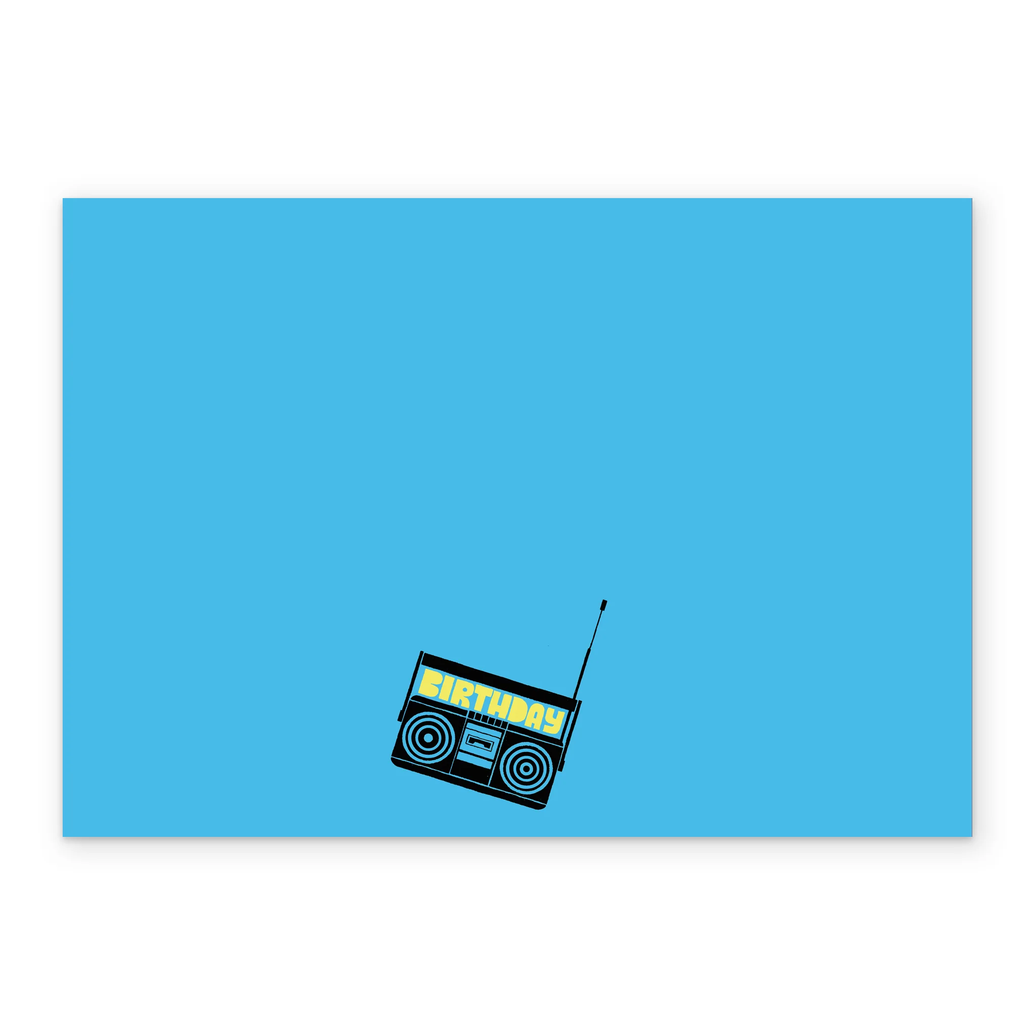 Personalised Boom Box 16th Birthday Card - Image 3