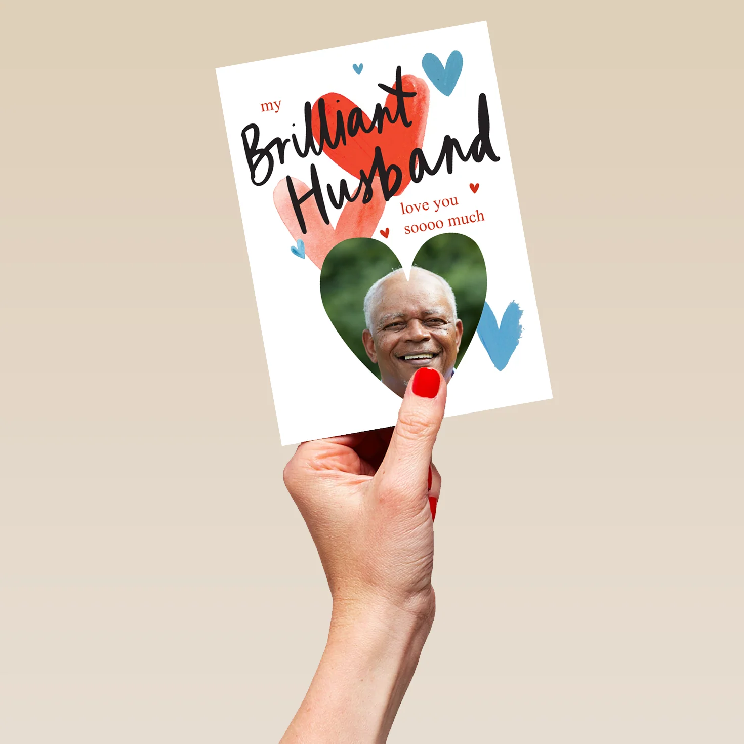Personalised Brilliant Husband Love Hearts Valentine's Day Card - Image 5