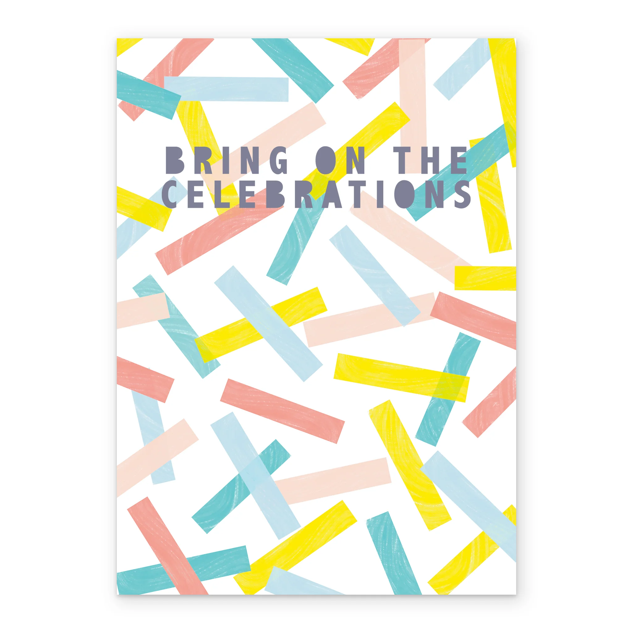 Personalised Bring On The Celebrations Colourful Birthday Card - Image 2