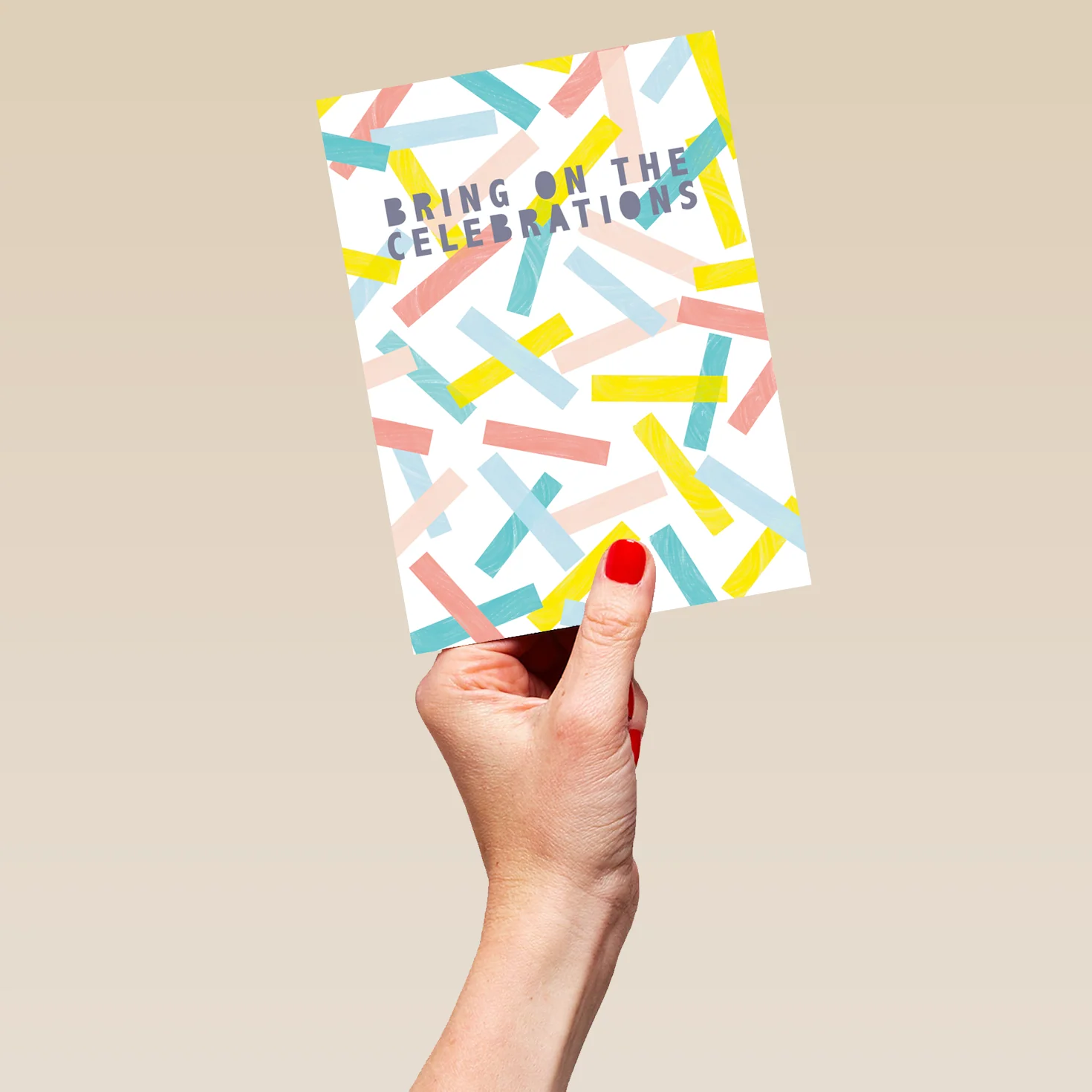 Personalised Bring On The Celebrations Colourful Birthday Card - Image 5