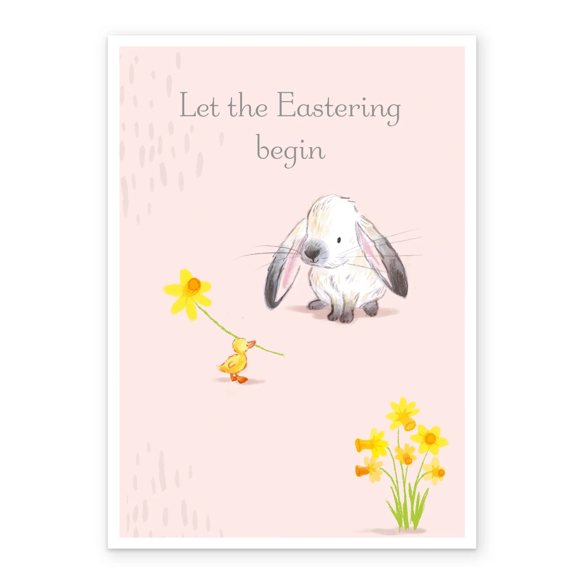 Personalised Bunny Rabbit And Chick Easter Card - Image 2