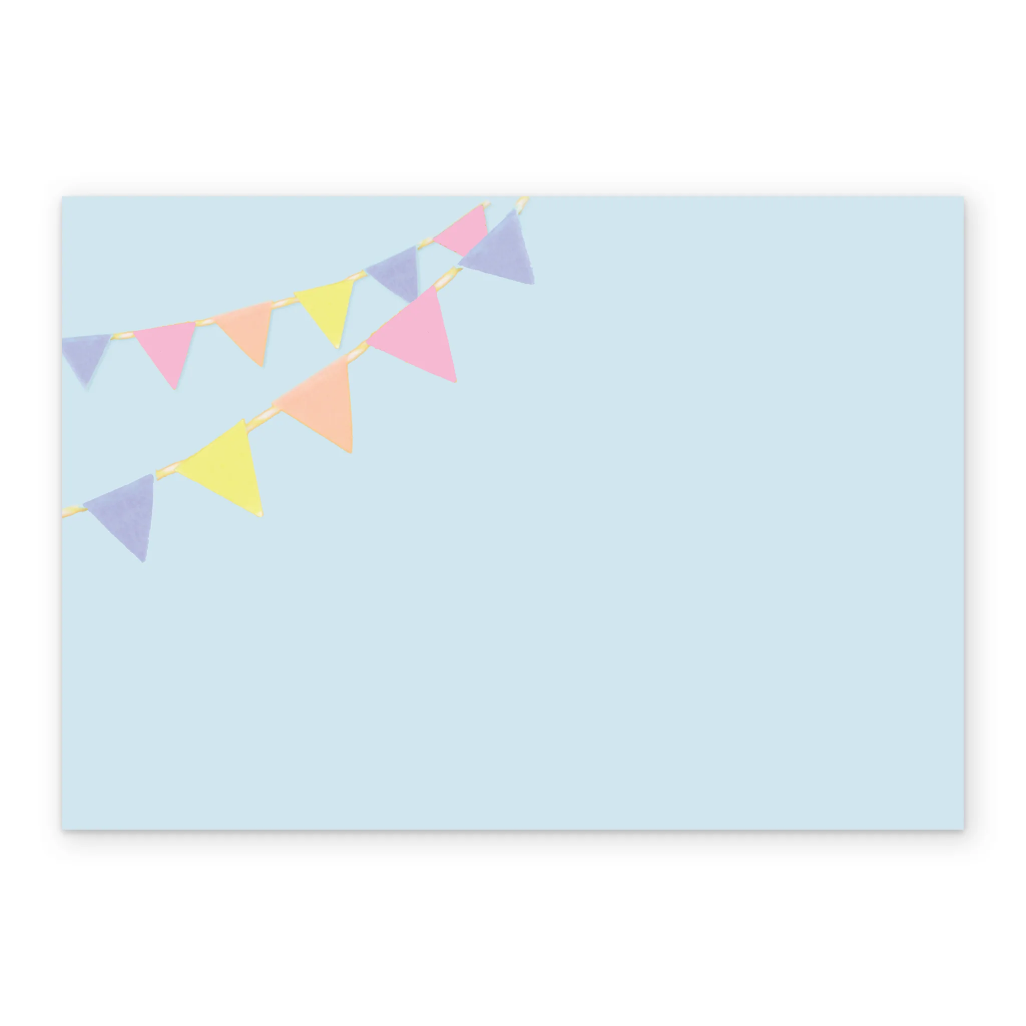 Personalised Bunny Rabbits With Bunting Design Easter Card - Image 3