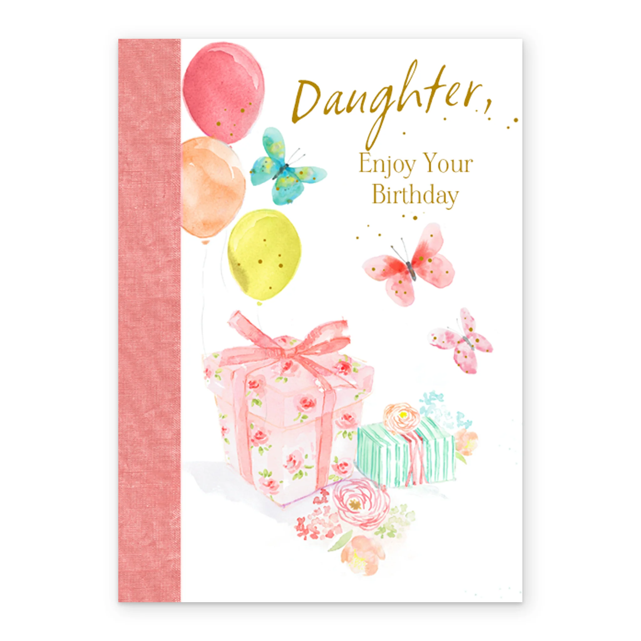 Personalised Butterflies Daughter Birthday Card - Image 2