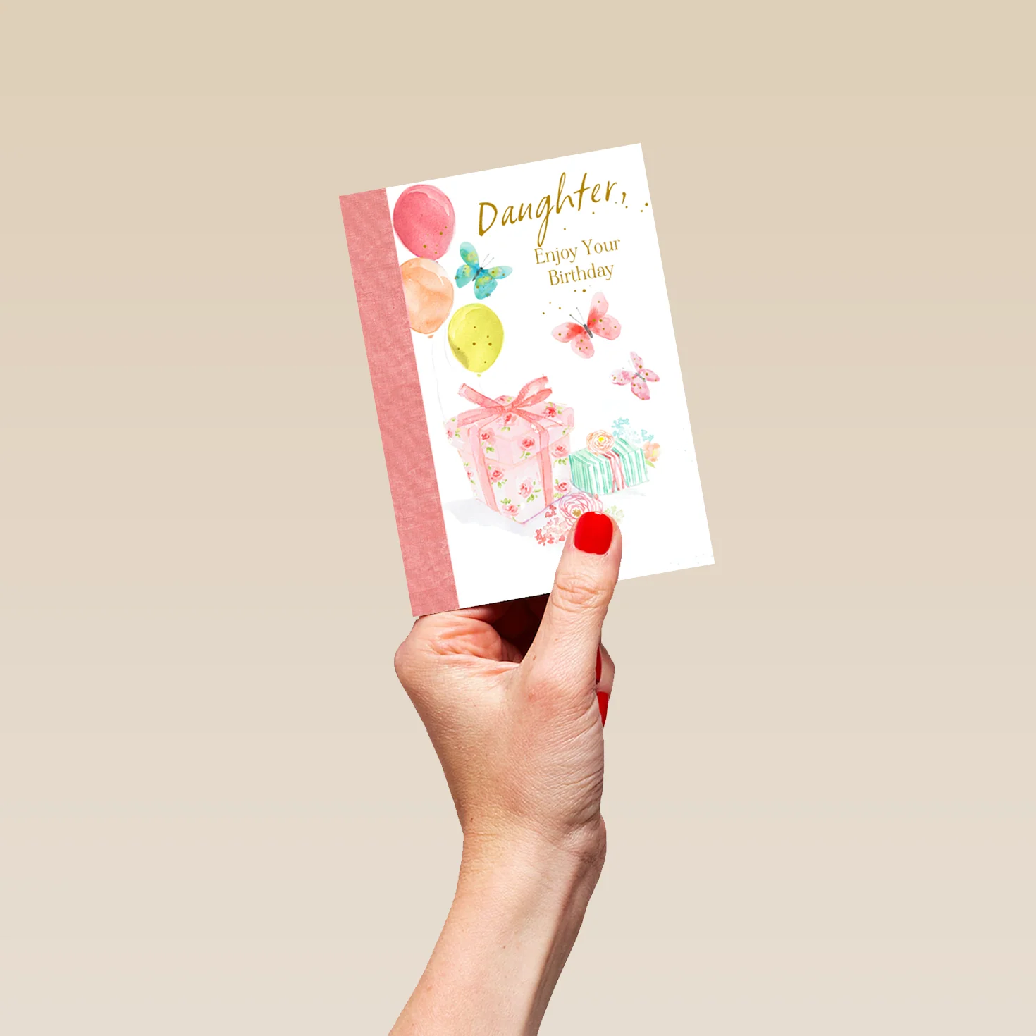 Personalised Butterflies Daughter Birthday Card - Image 4