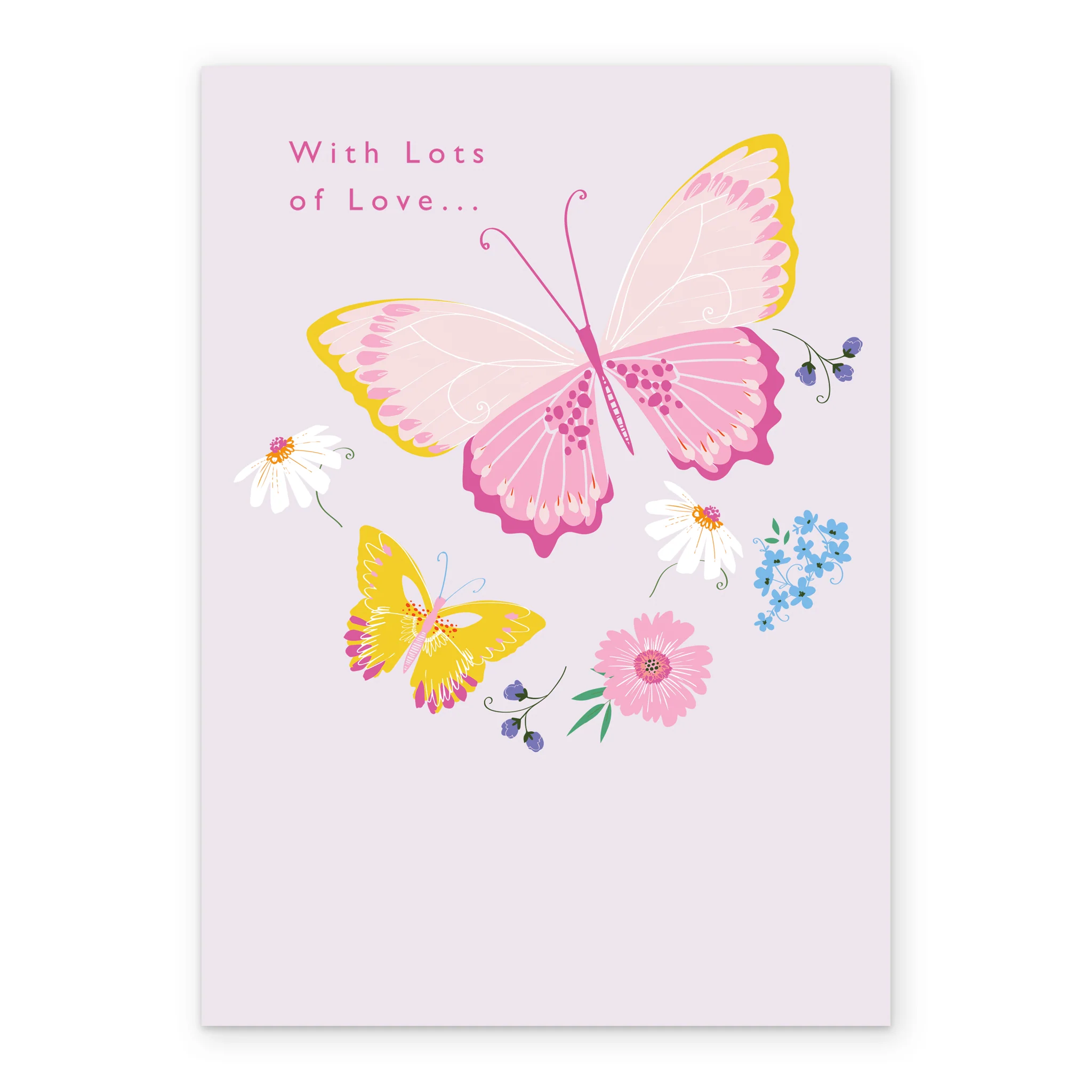 Personalised Butterflies & Flowers Mother's Day Card - Image 2