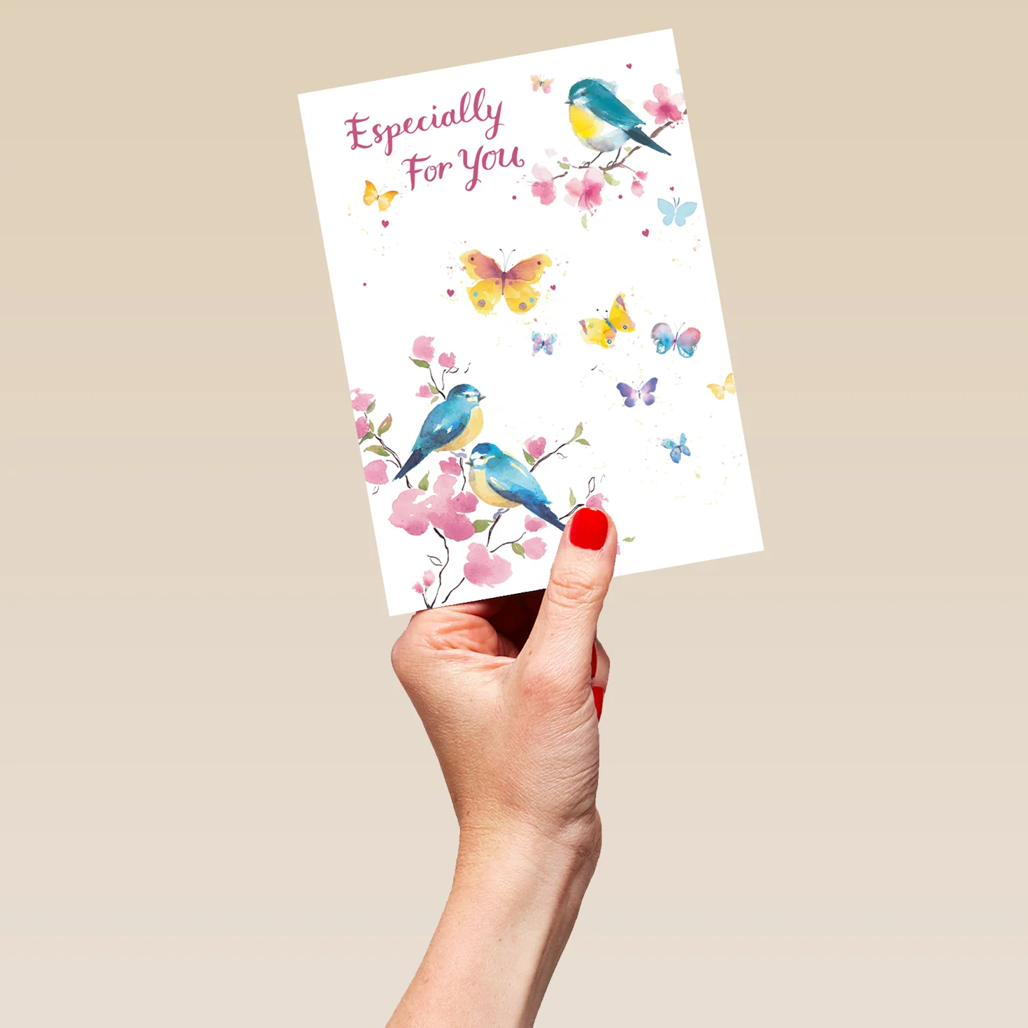 Personalised Butterfly & Flower Birthday Card - Image 5