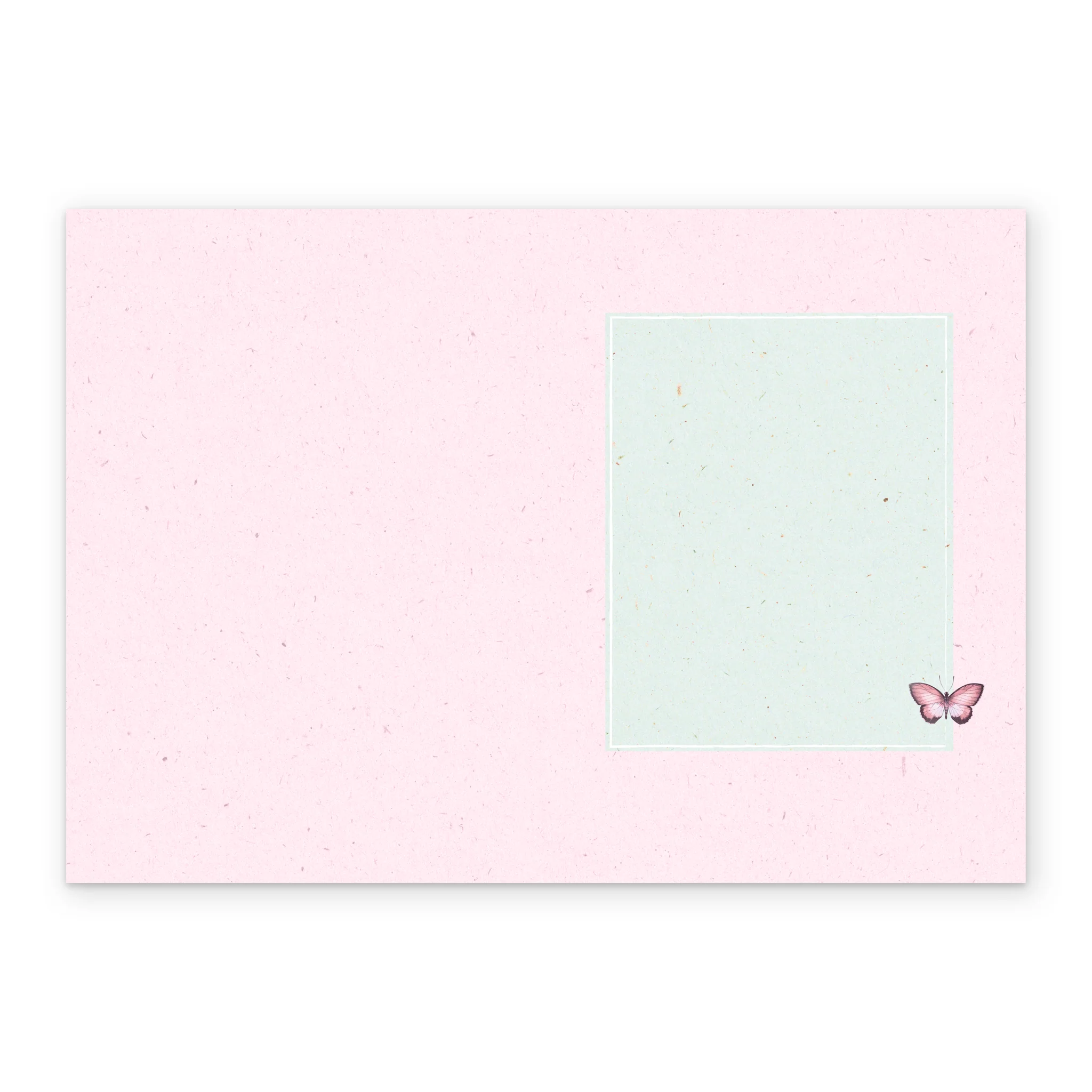 Personalised Butterfly & Garden Illustration Mother's Day Card - Image 3