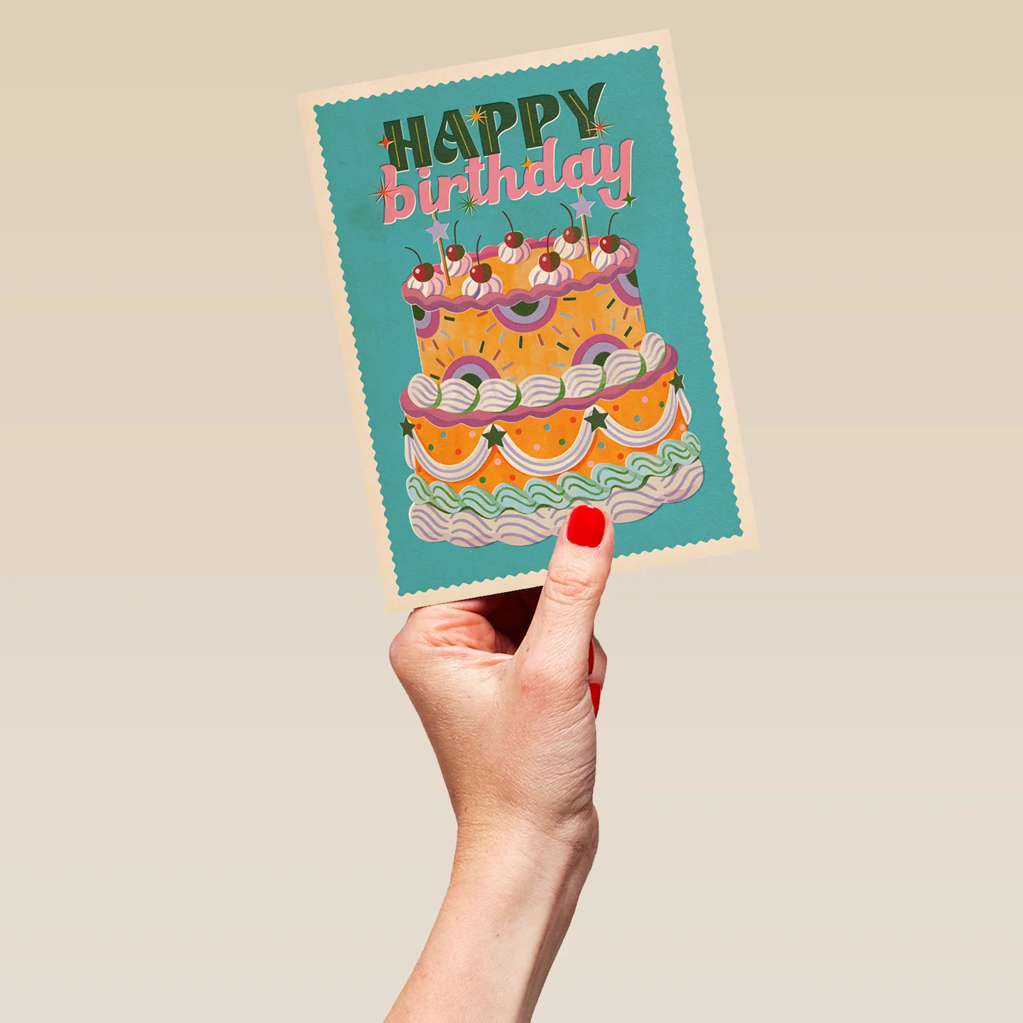 Personalised Cake Design 'Nicest Things' Birthday Card - Image 5