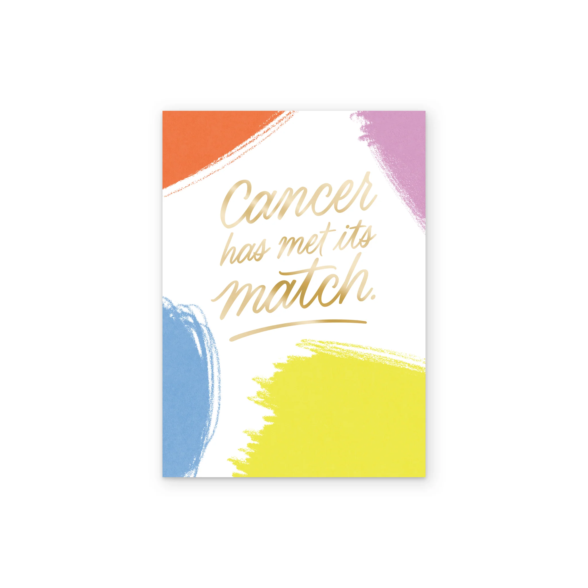 Personalised 'Cancer Has Met Its Match' Thinking of You Card - Image 2