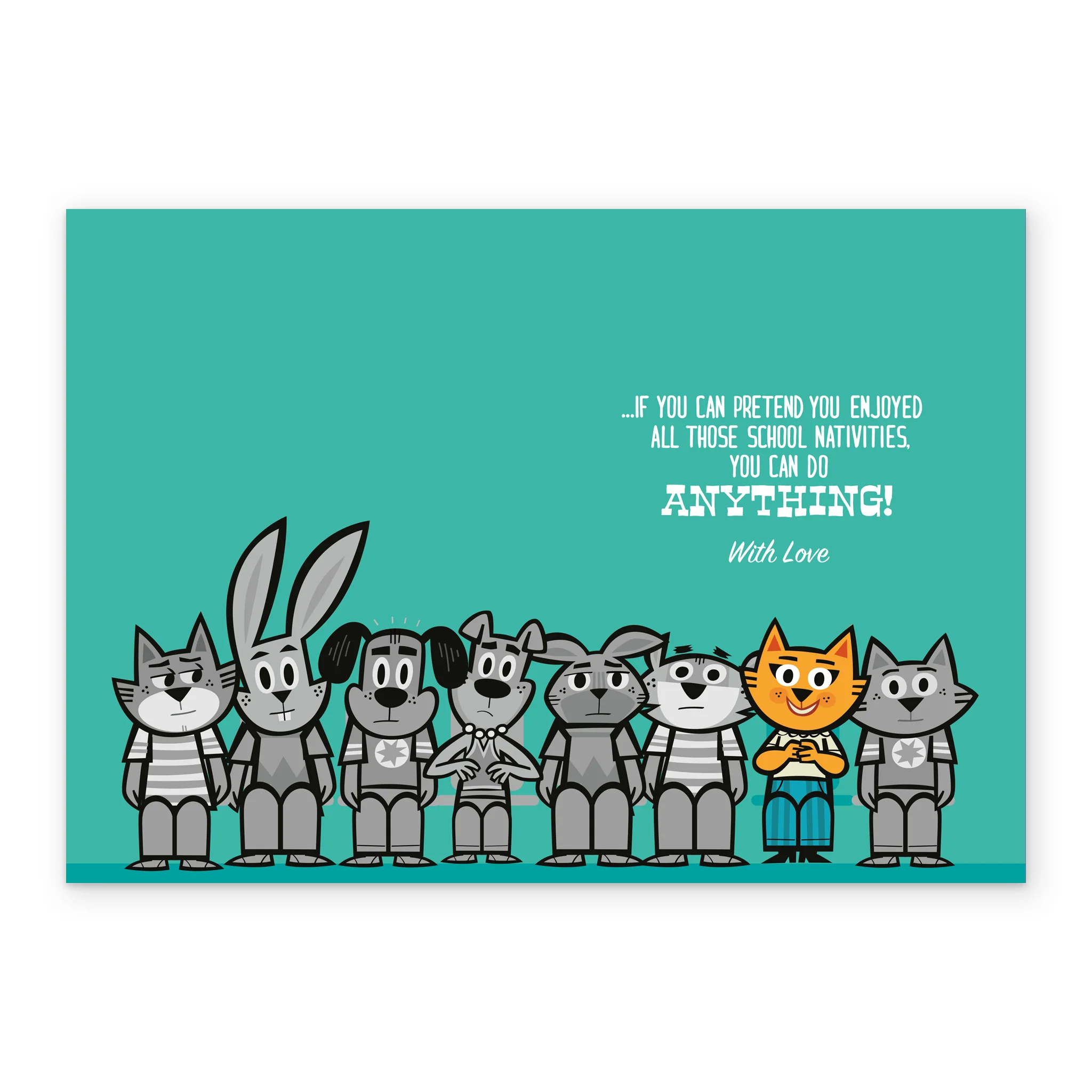 Personalised Cat List For Mum Christmas Card - Image 3