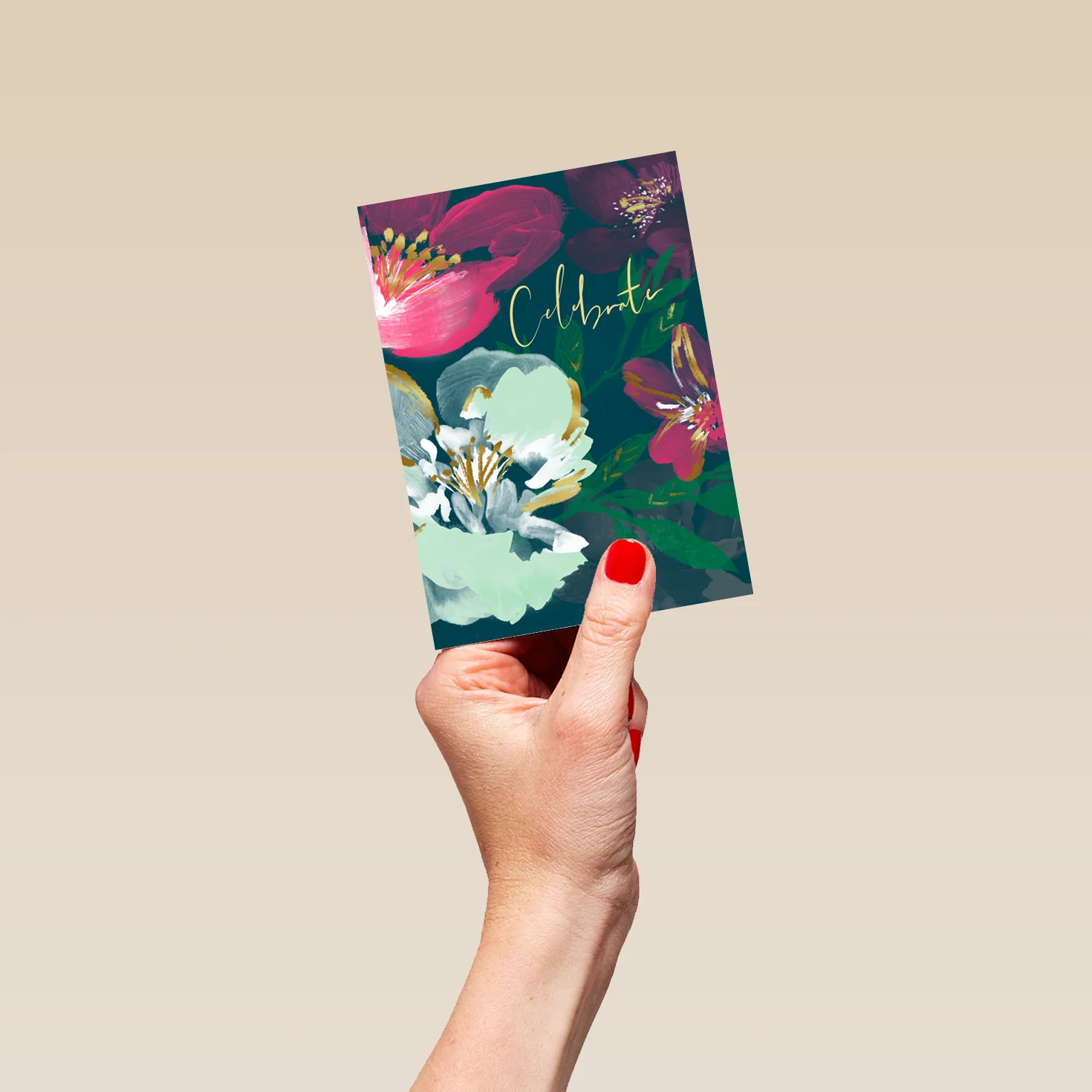 Personalised Celebrate Floral Birthday Card - Image 4
