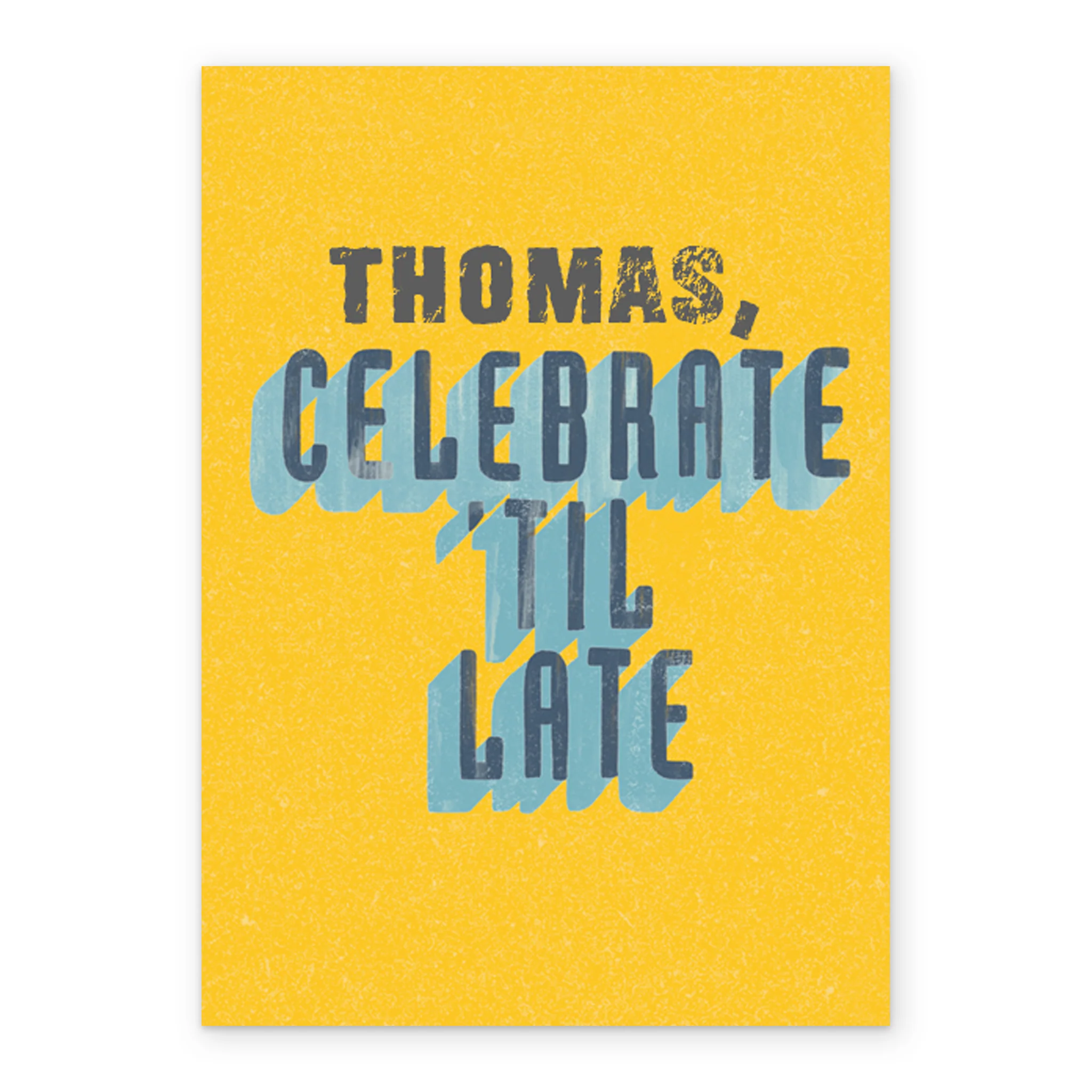 Personalised Celebrate 'Til Late Husband Card - Image 2