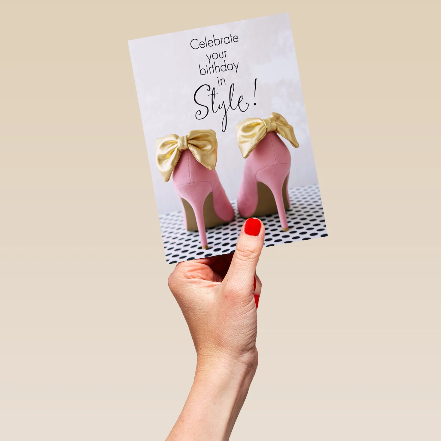 Personalised Celebrate Your Birthday In Style Card - Image 5