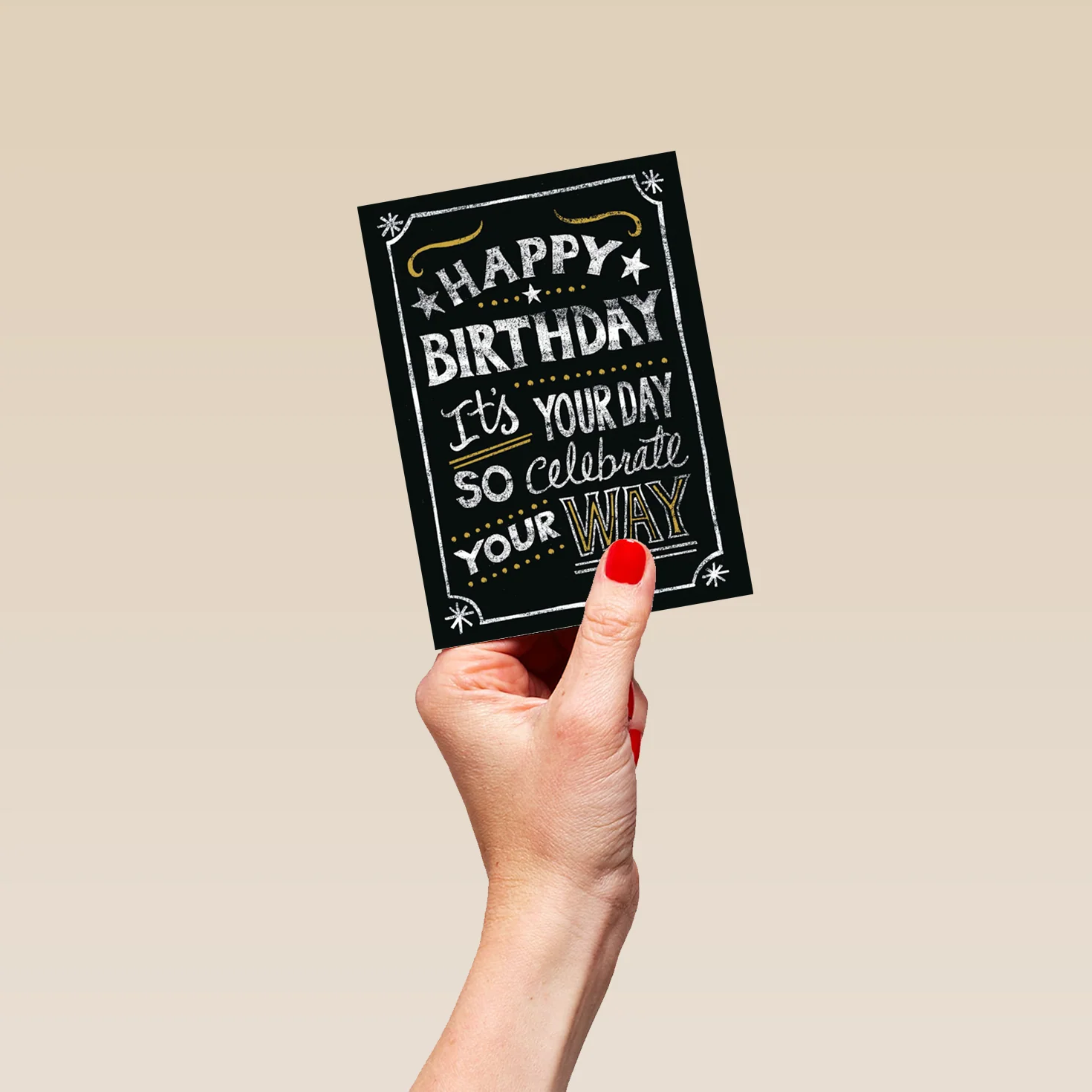 Personalised Celebrate Your Way Card - Image 4