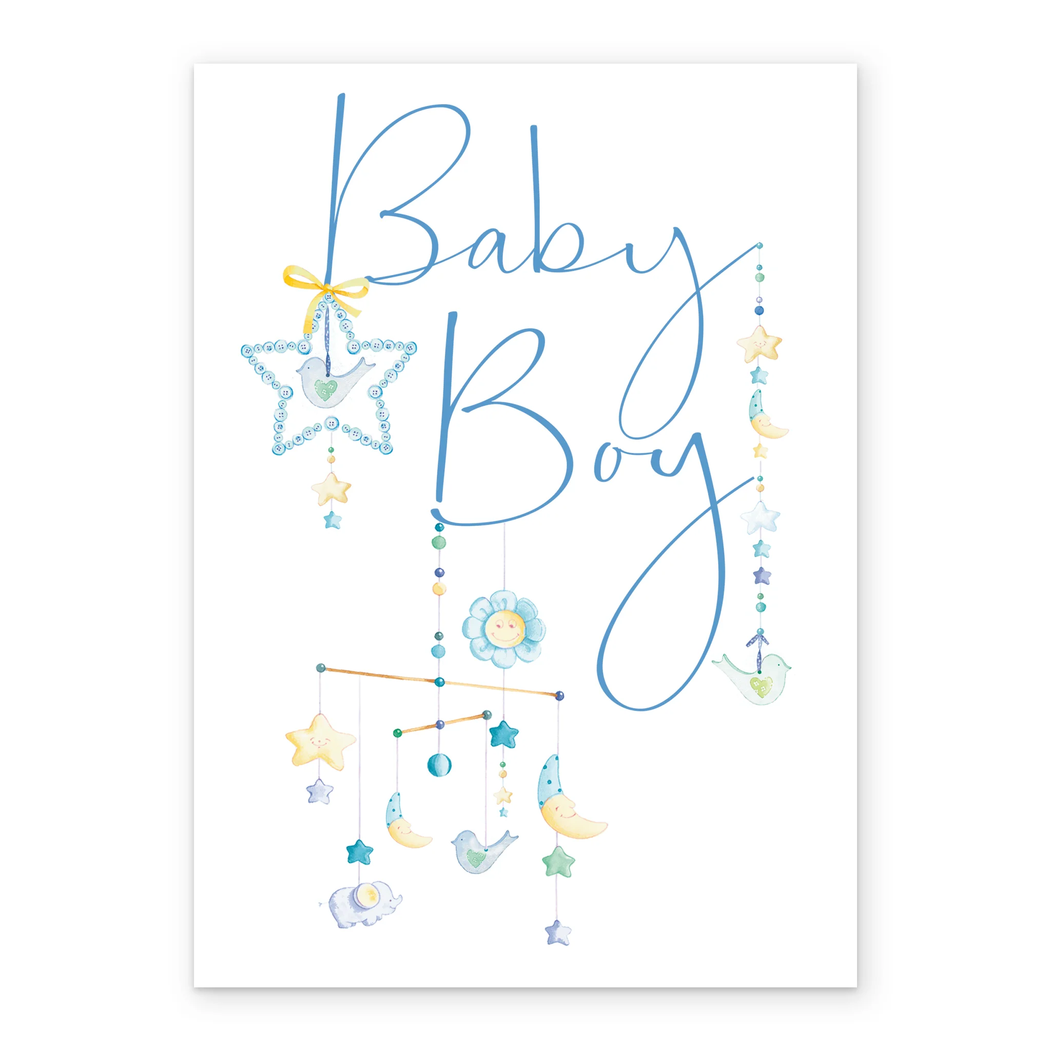 Personalised Celebrating Your New Baby Boy Card - Image 2