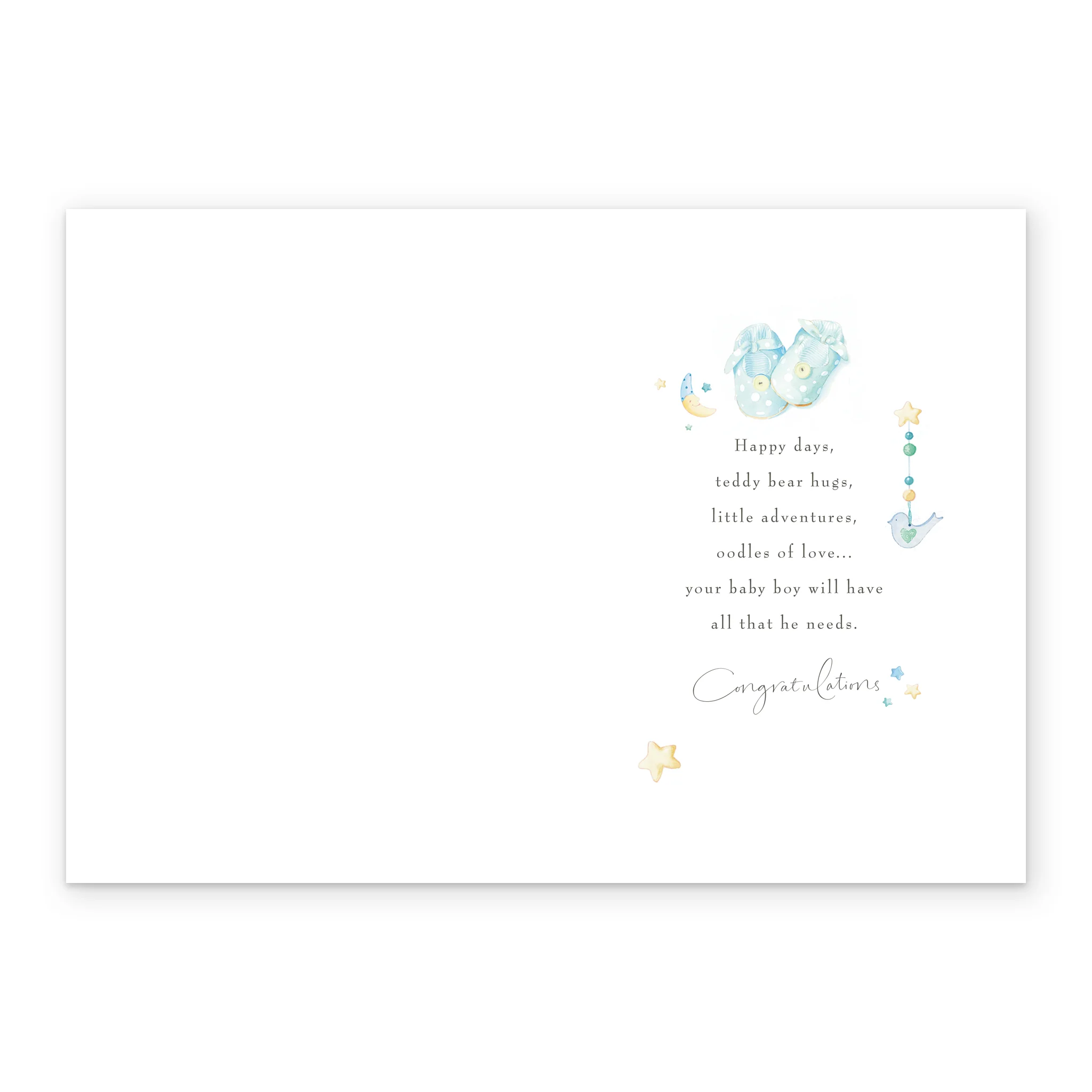 Personalised Celebrating Your New Baby Boy Card - Image 3