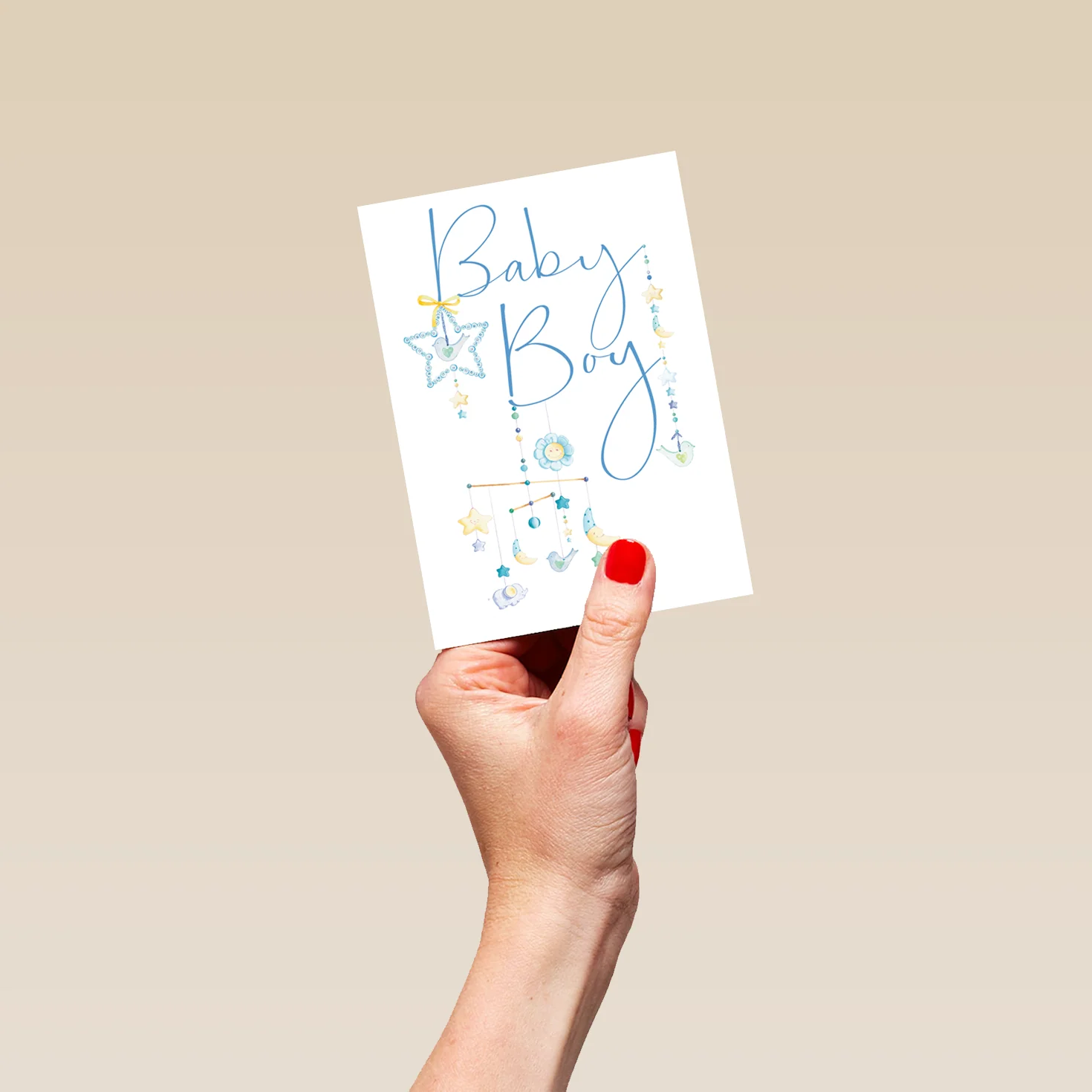 Personalised Celebrating Your New Baby Boy Card - Image 4