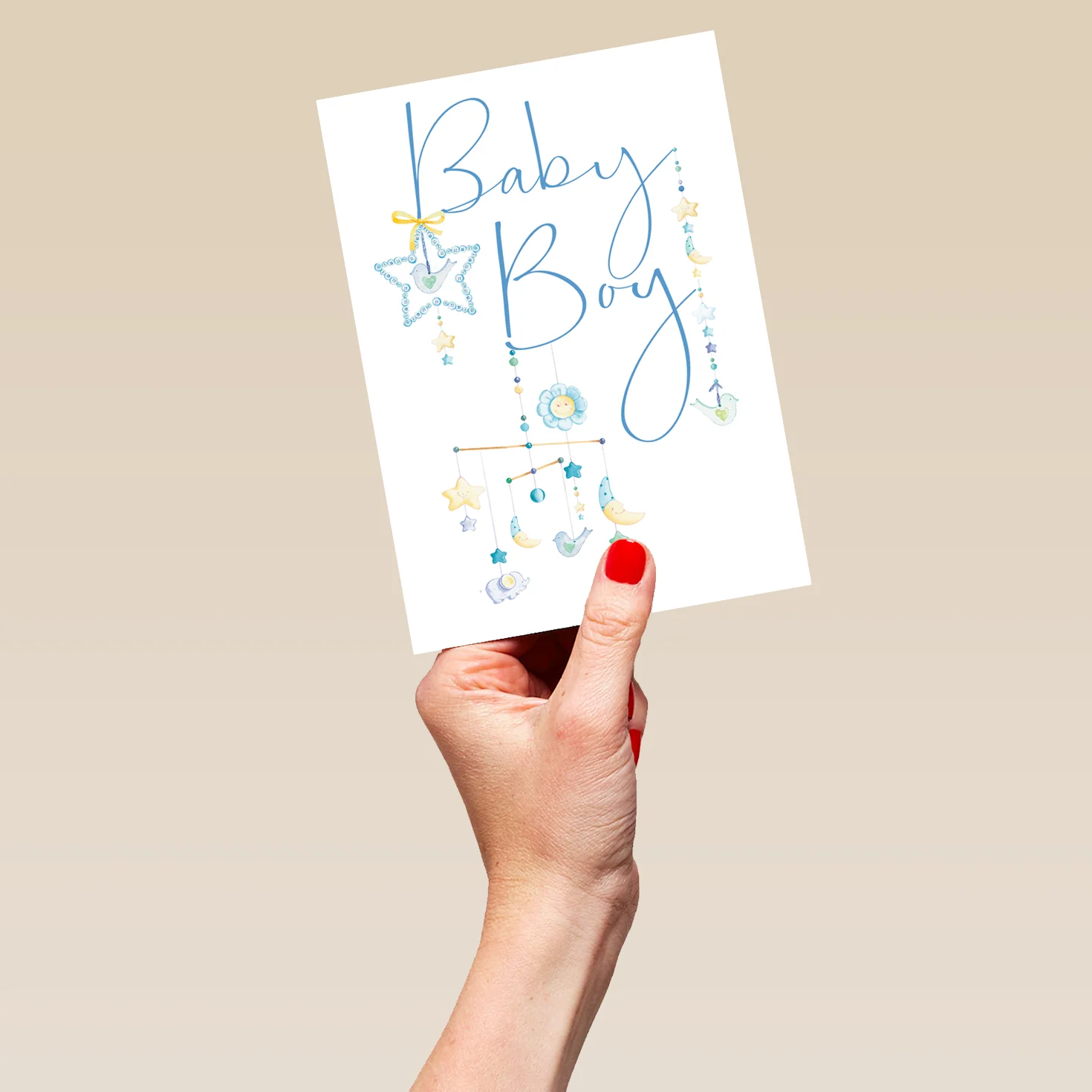 Personalised Celebrating Your New Baby Boy Card - Image 5