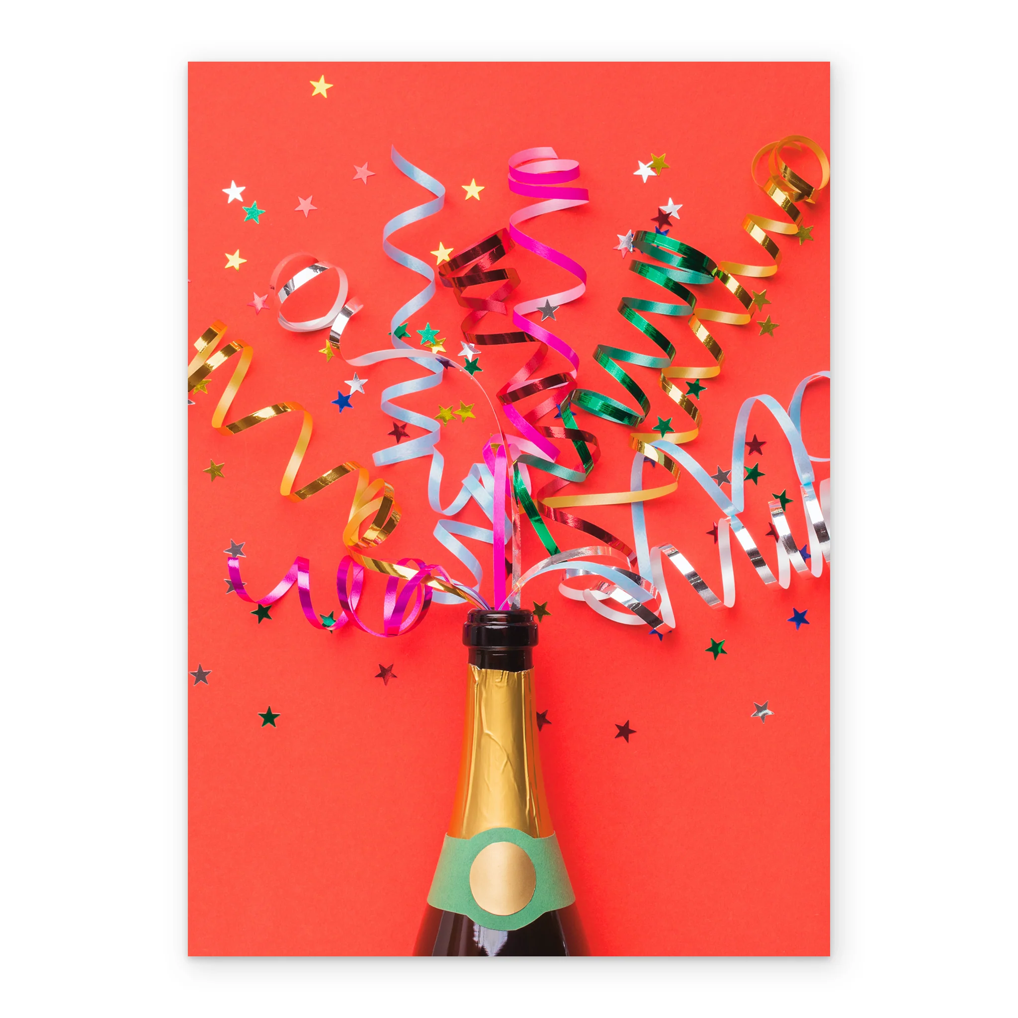 Personalised Celebration Fizz Pop Bottle Card - Image 2