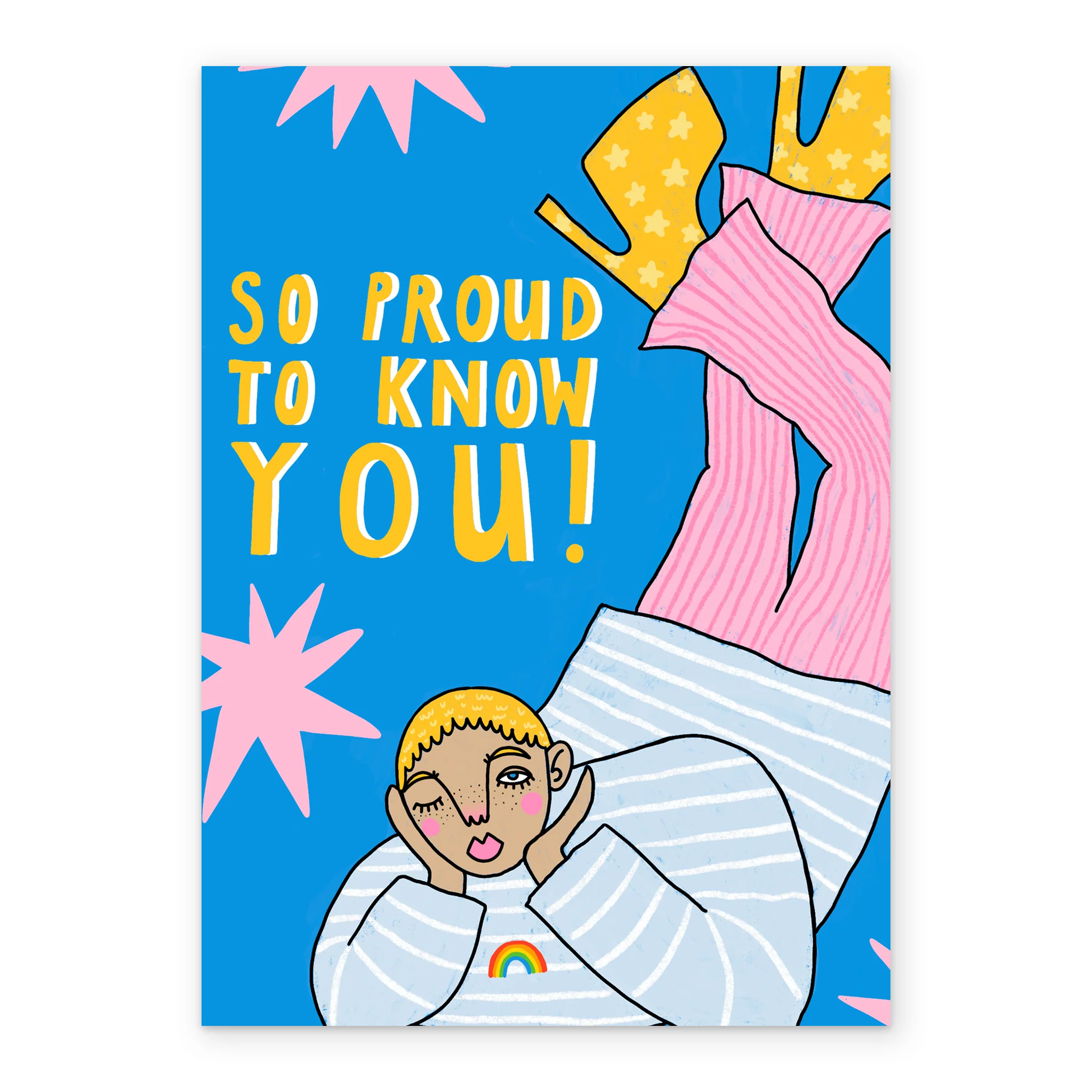 Personalised Celebration Proud Illustration Card - Image 2