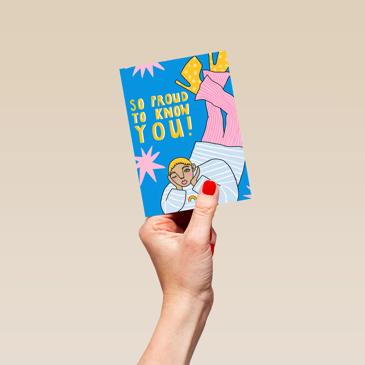 Personalised Celebration Proud Illustration Card - Image 4
